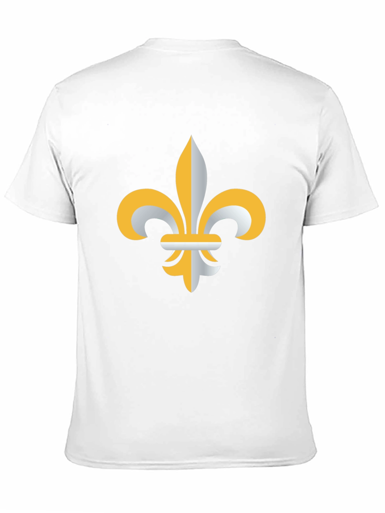 Fleur-de-lis Graphic T-Shirt - Casual Black Tee