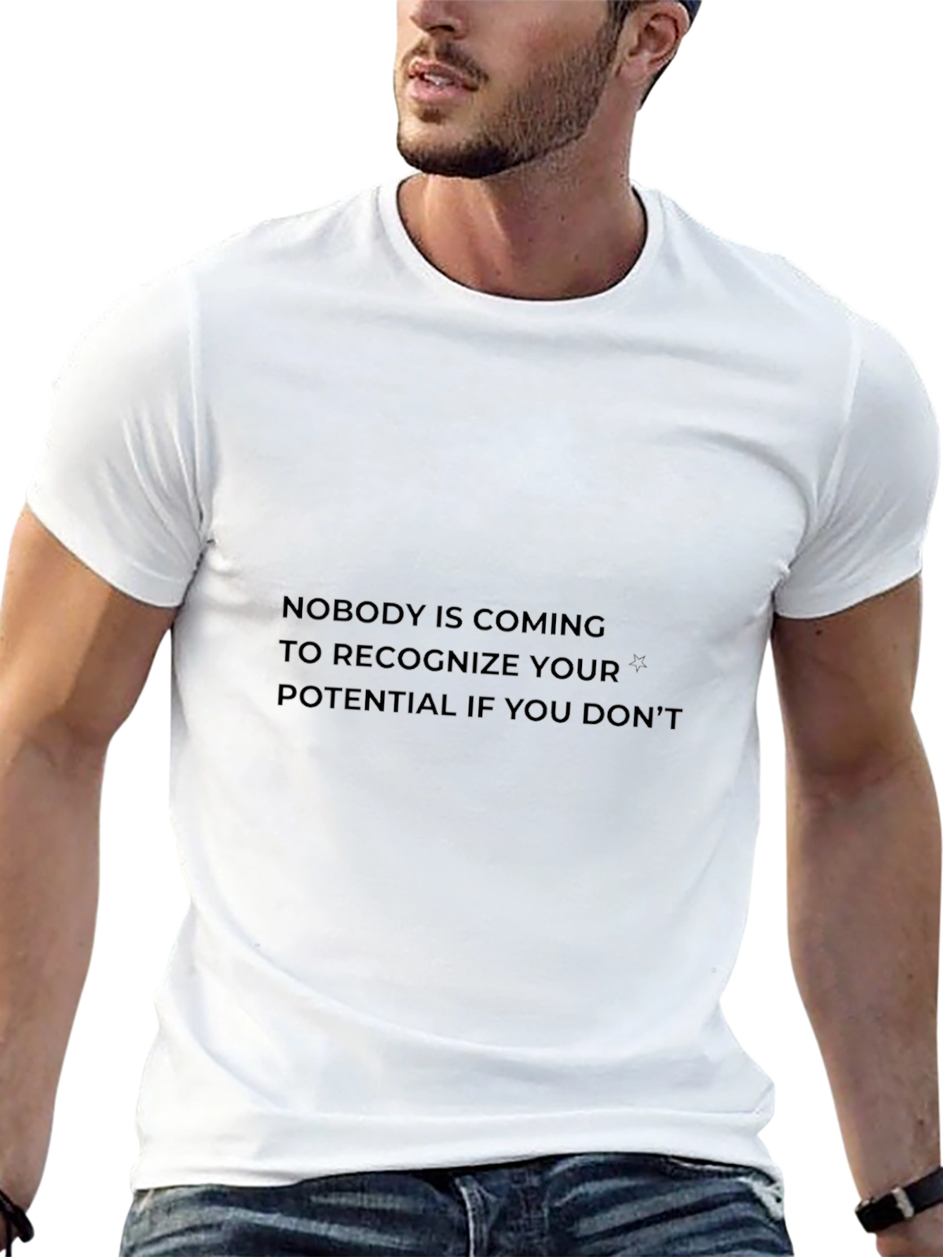 Inspirational Quote Black T-Shirt