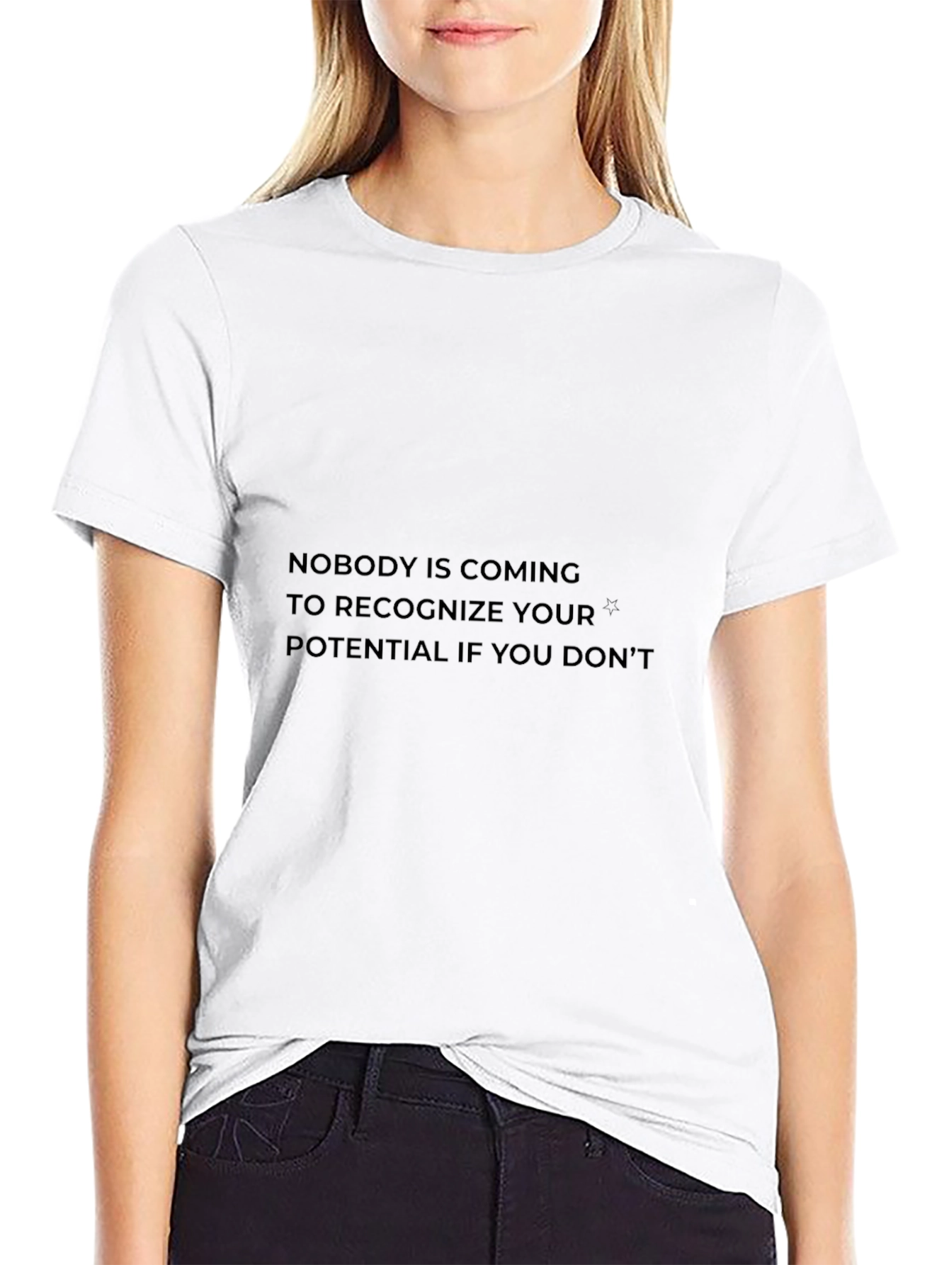Inspirational Quote Black T-Shirt