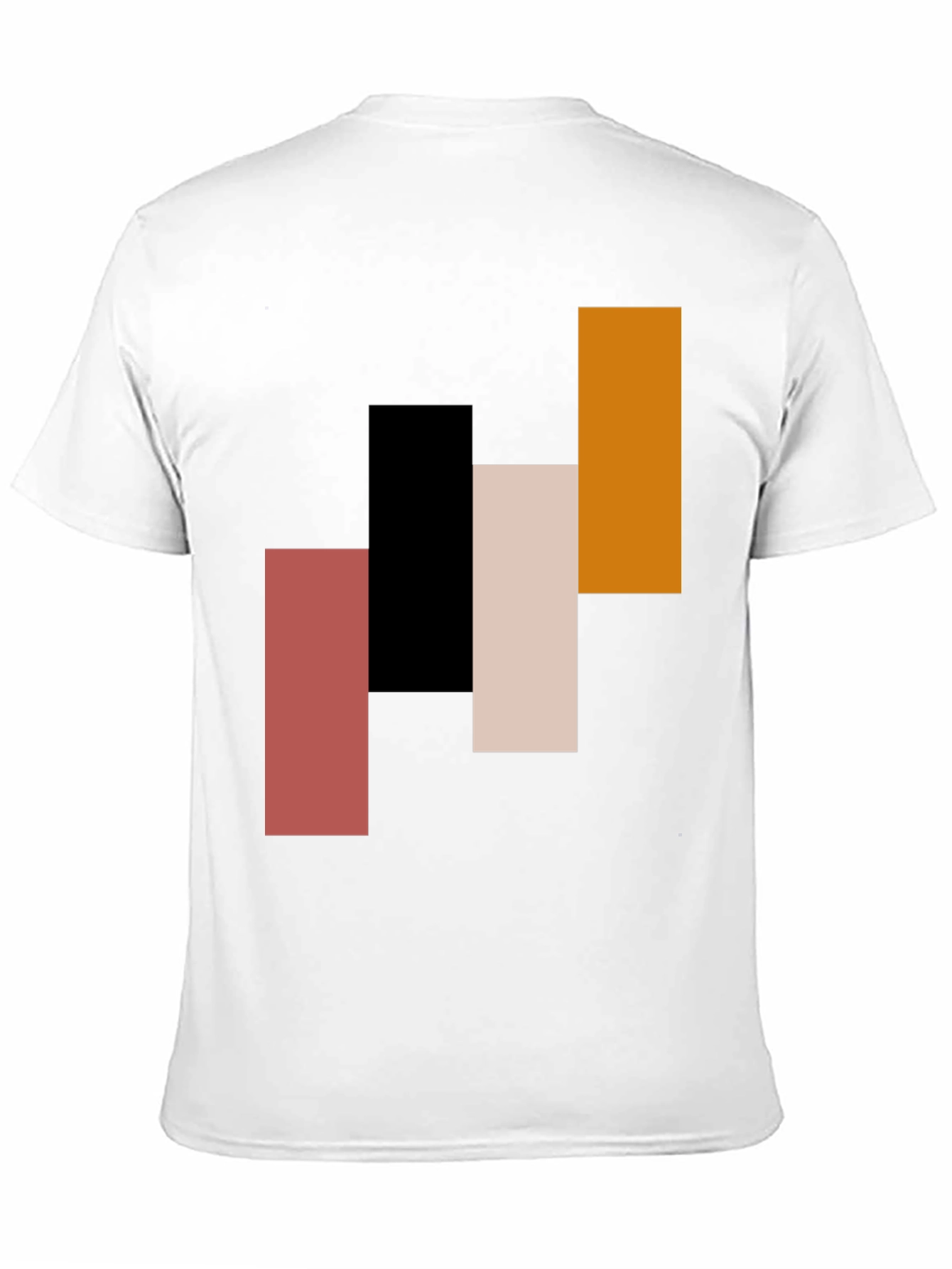 Modern Abstract Geometric Rectangle T-Shirt