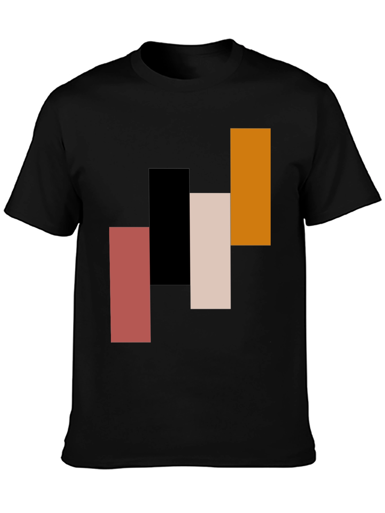 Modern Abstract Geometric Rectangle T-Shirt