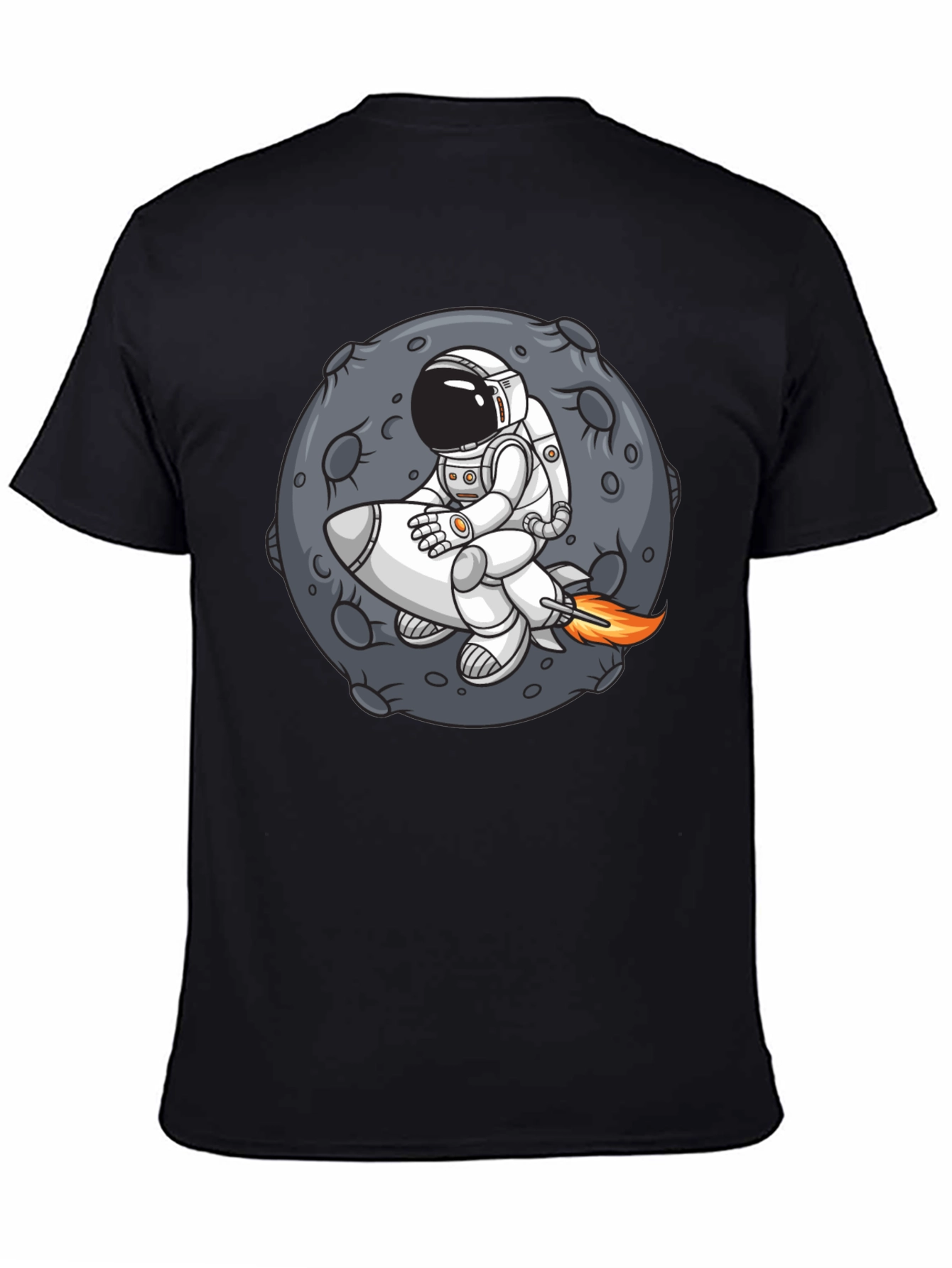 Astronaut Rocket Ride Graphic Tee