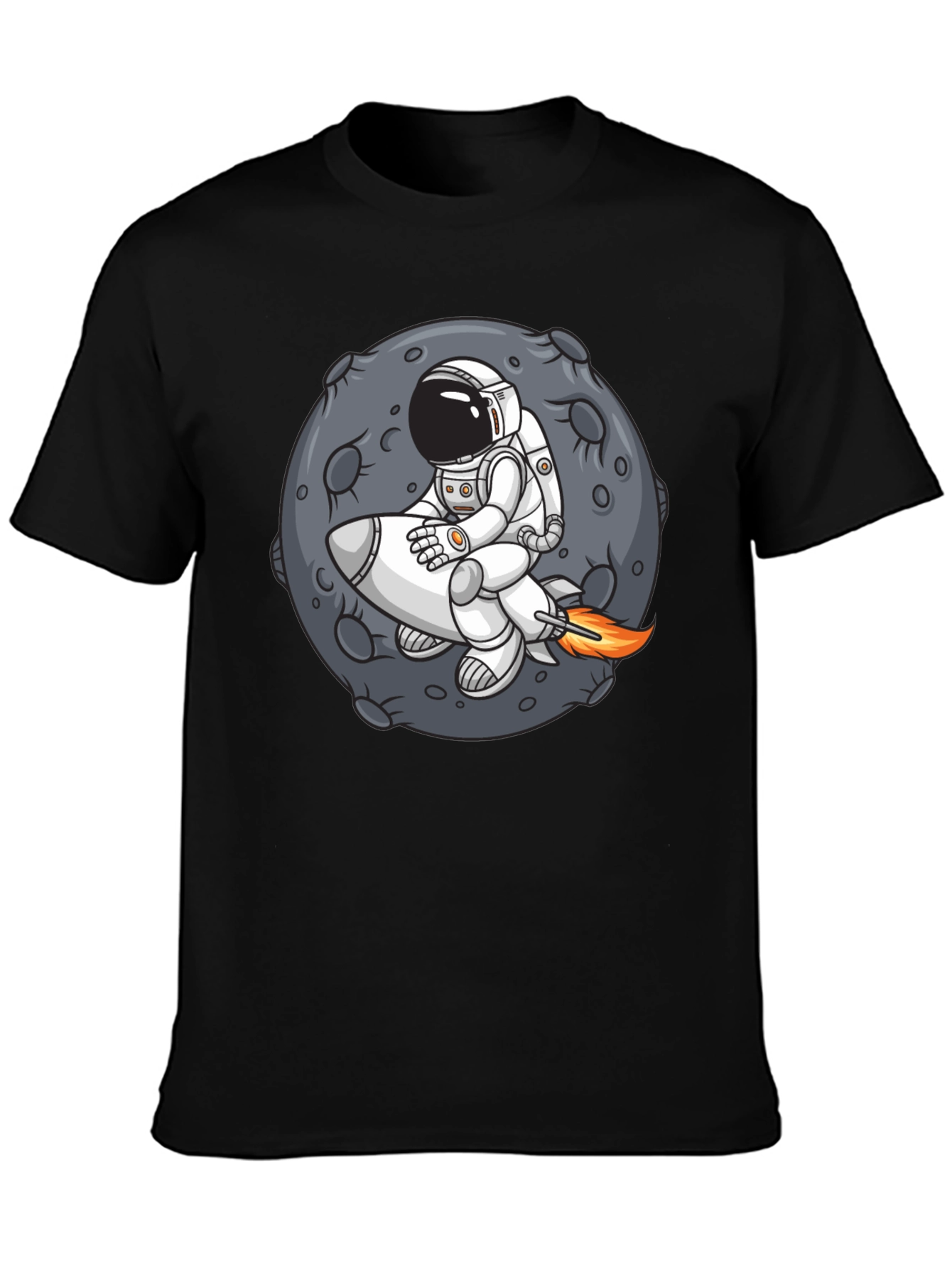 Astronaut Rocket Ride Graphic Tee