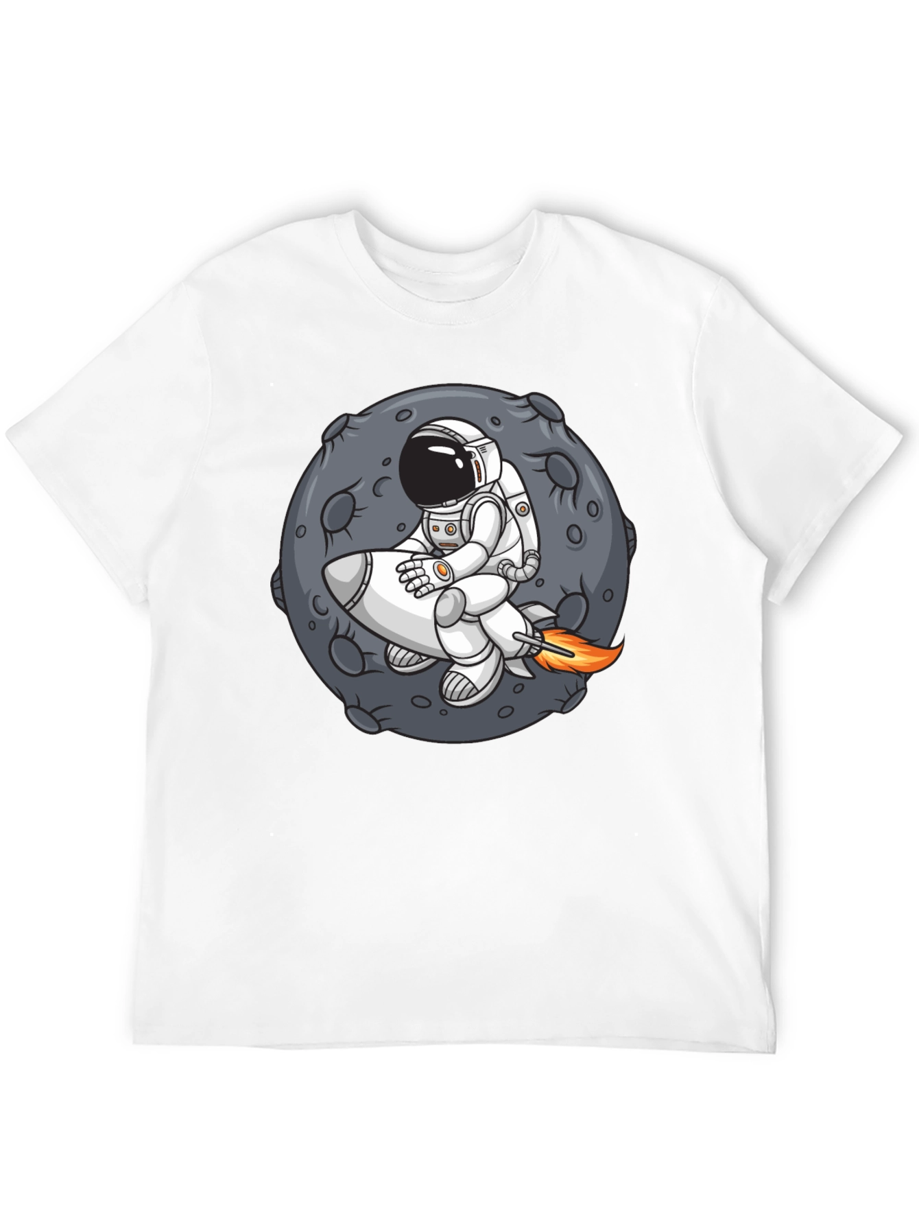 Astronaut Rocket Ride Graphic Tee