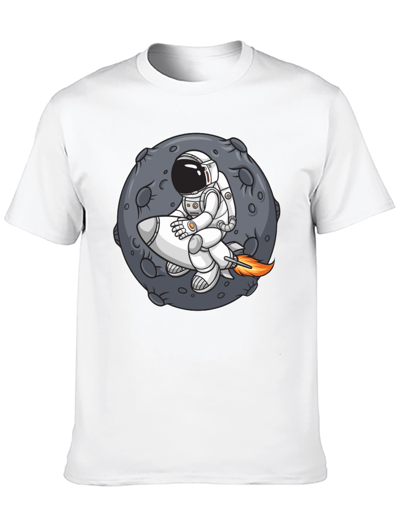 Astronaut Rocket Ride Graphic Tee