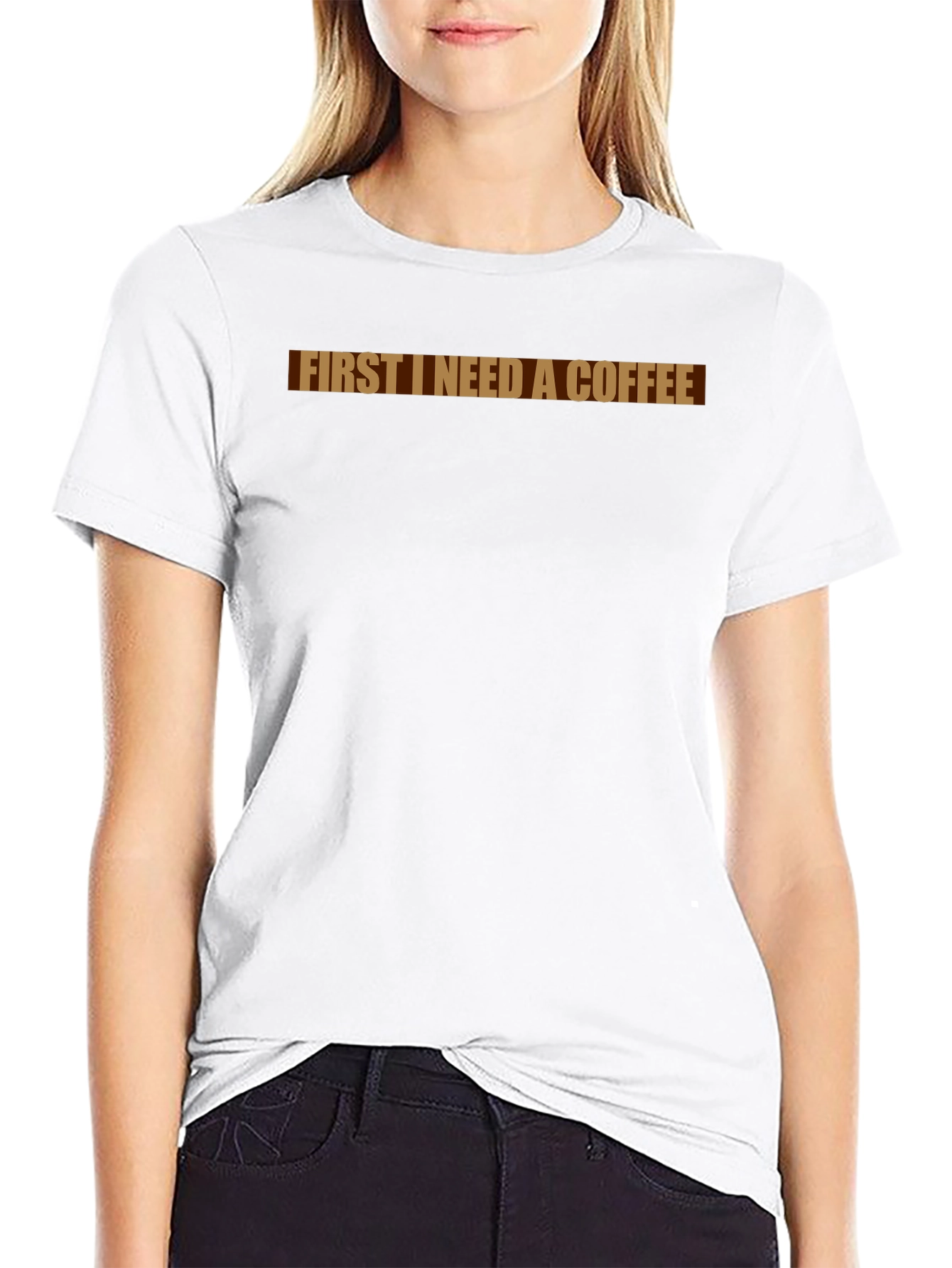 Coffee Lover T-Shirt - First I Need Coffee Tee