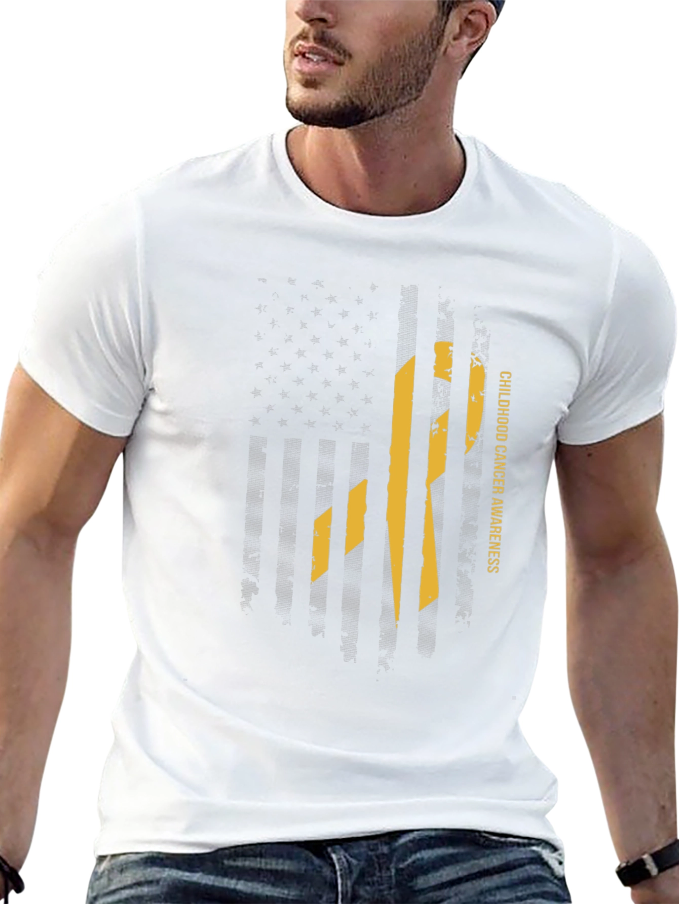 Childhood Cancer Awareness Ribbon T-Shirt