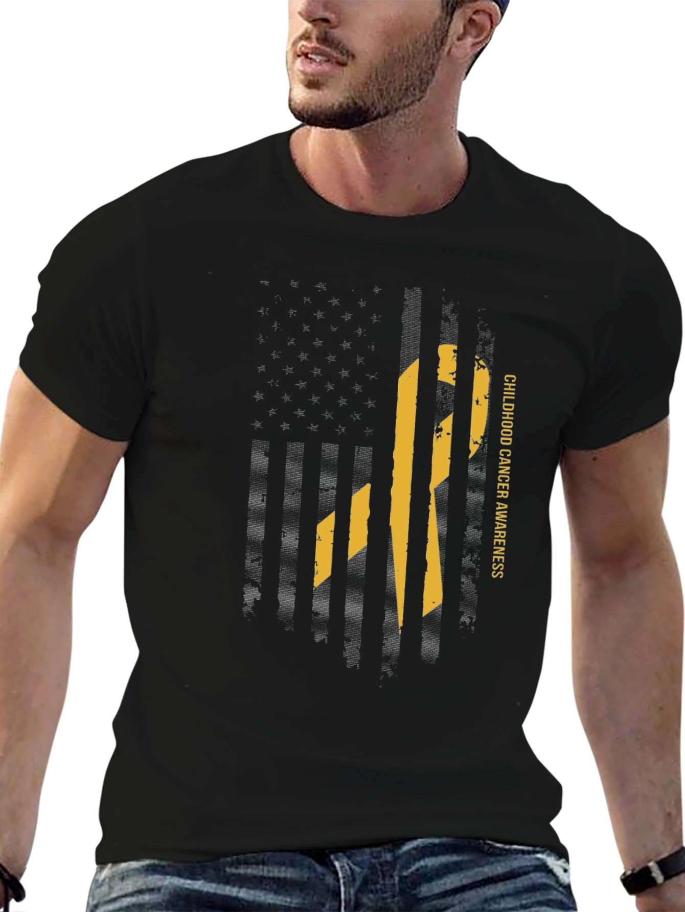 Childhood Cancer Awareness Ribbon T-Shirt