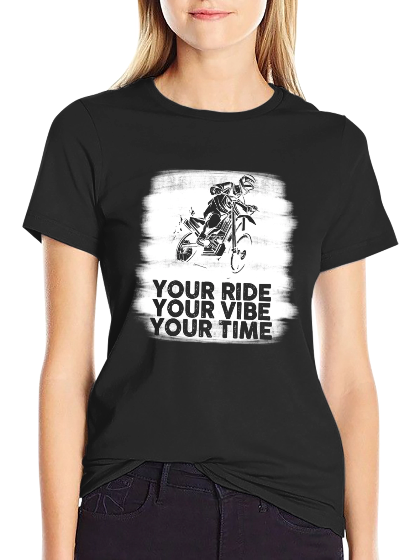Motorcycle Graphic T-Shirt - Ride Your Vibe