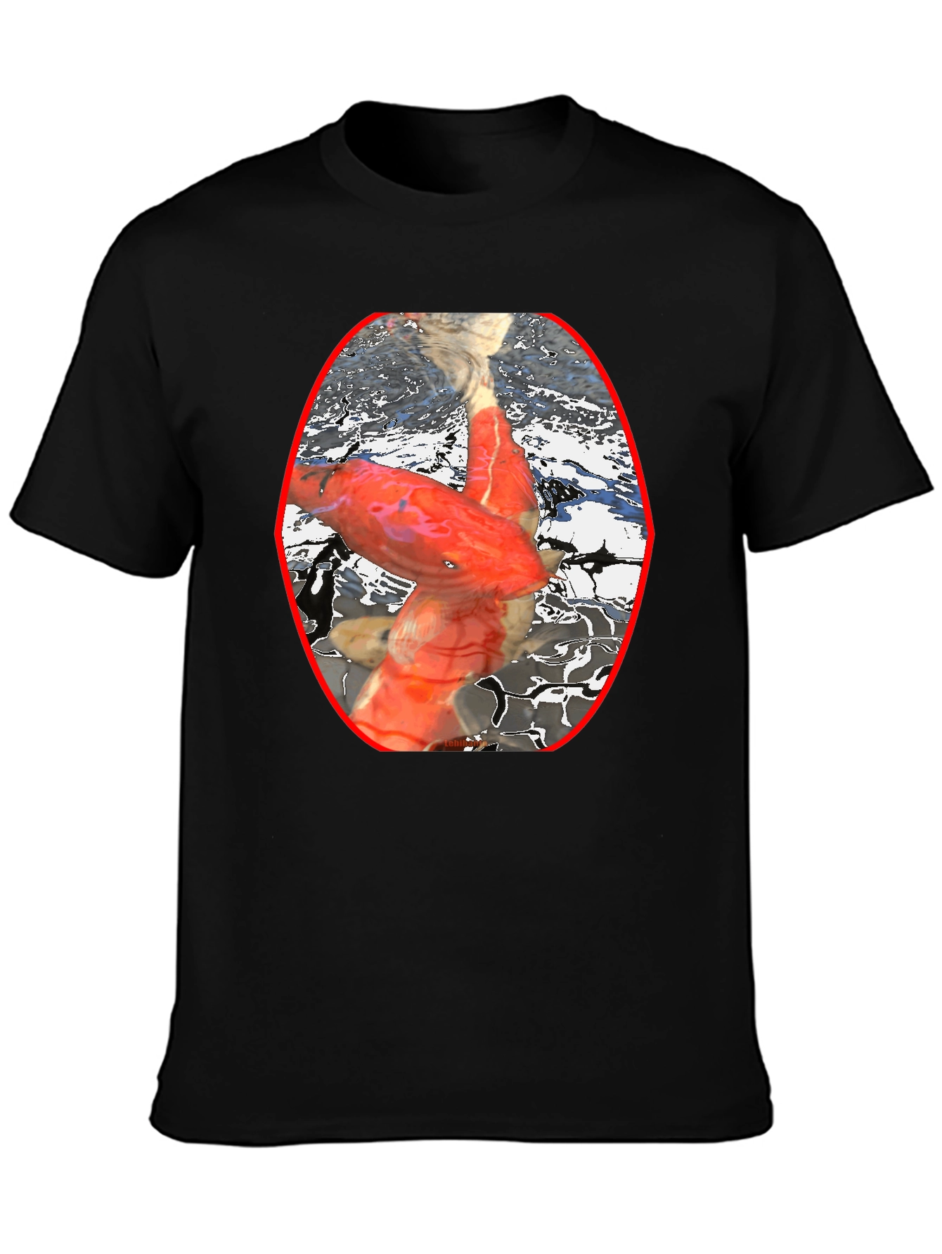 Koi Fish Graphic Tee - Unique Aquatic Design