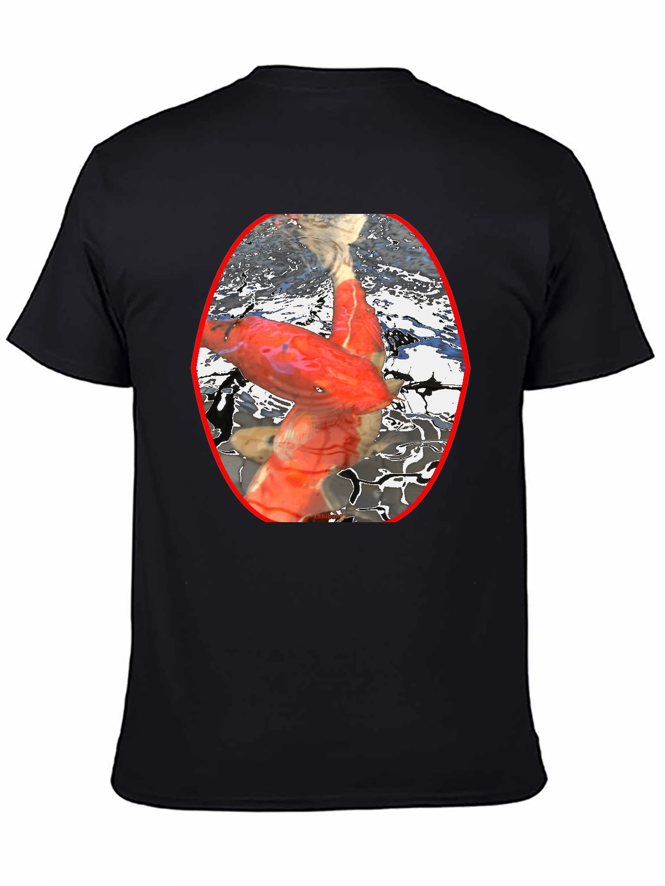 Koi Fish Graphic Tee - Unique Aquatic Design