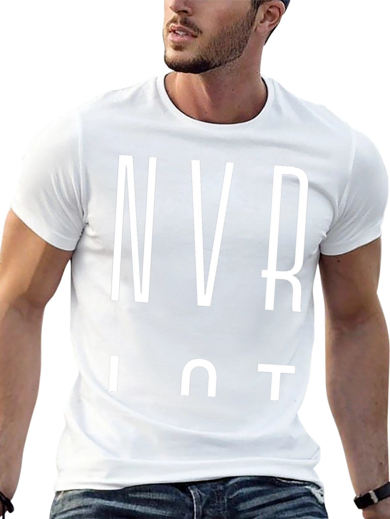 NVR IUT Black Graphic T-Shirt