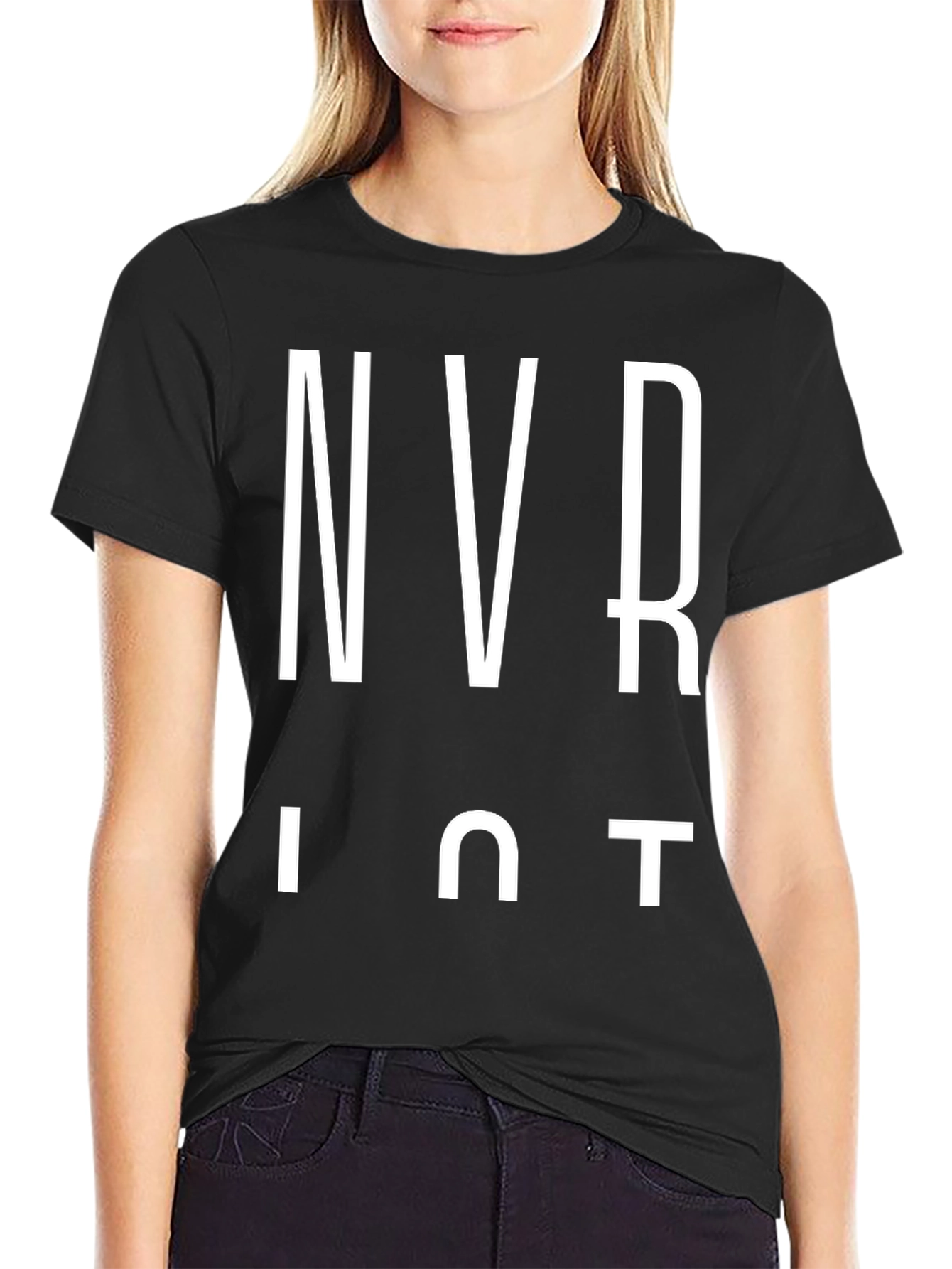 NVR IUT Black Graphic T-Shirt
