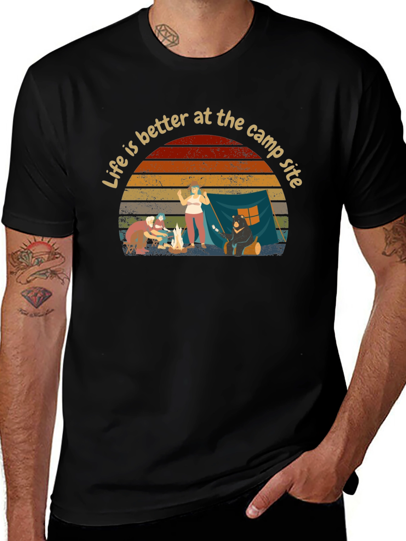 Camping Life T-Shirt: Better at the Campsite