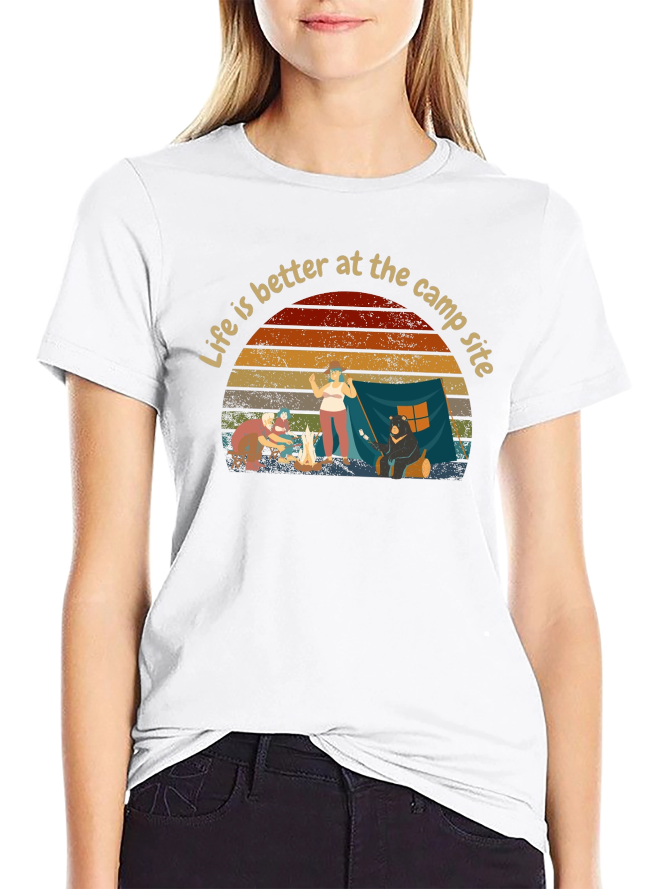 Camping Life T-Shirt: Better at the Campsite