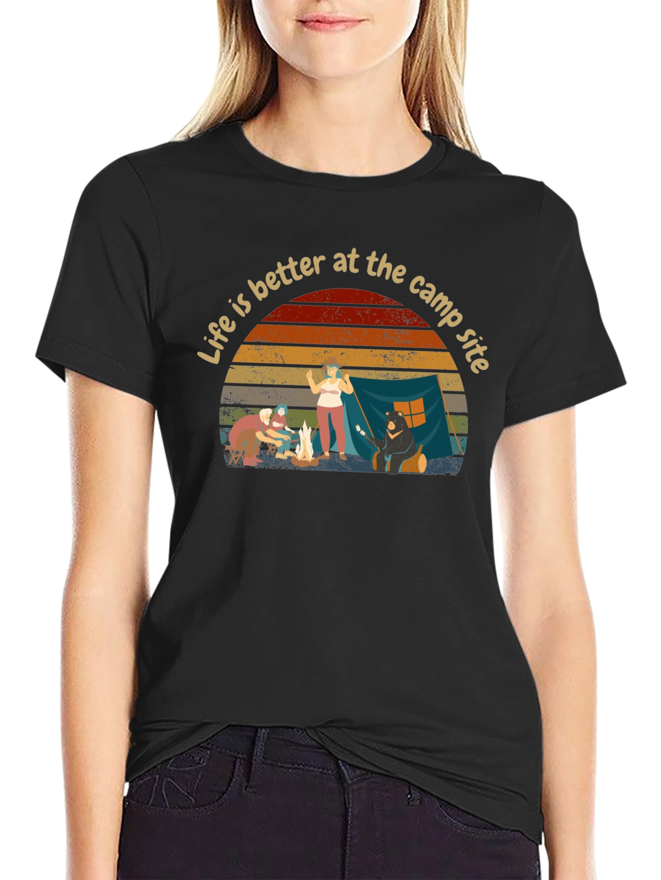 Camping Life T-Shirt: Better at the Campsite
