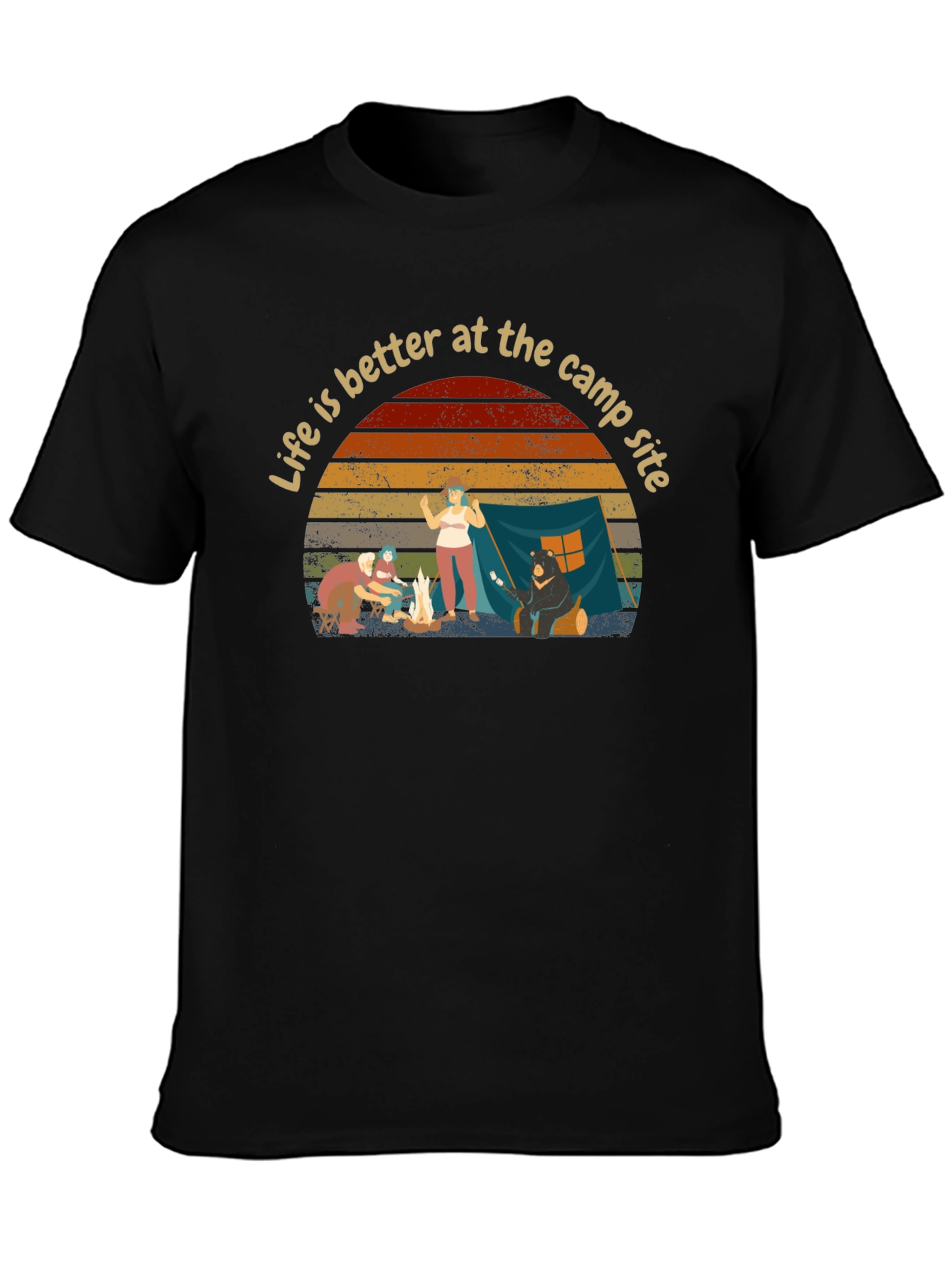 Camping Life T-Shirt: Better at the Campsite