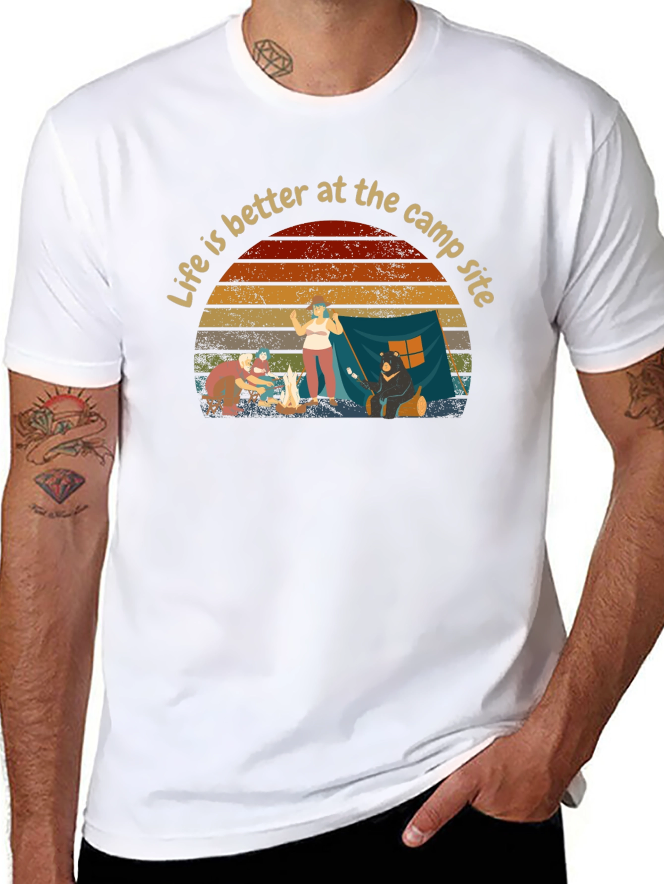Camping Life T-Shirt: Better at the Campsite