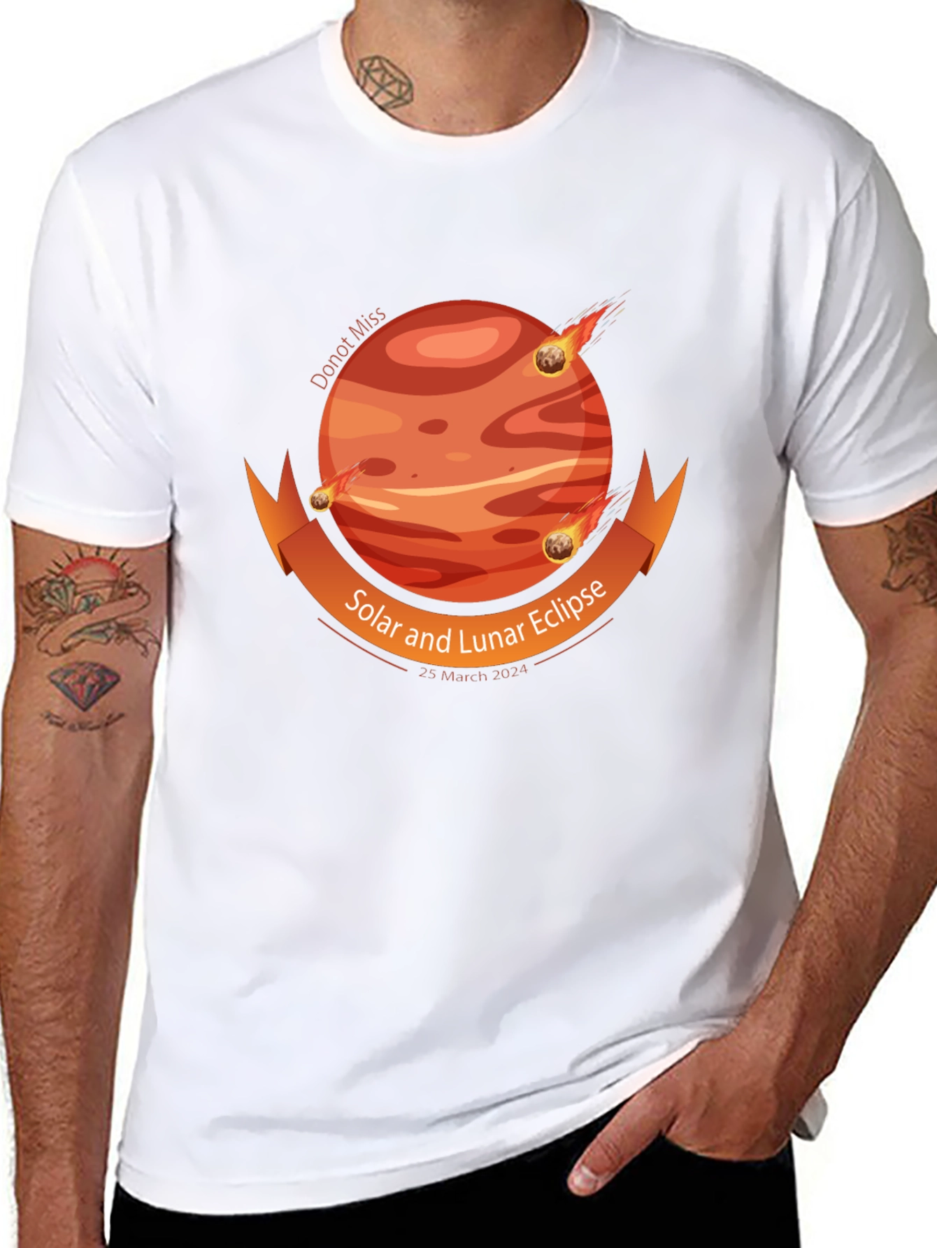 Solar Lunar Eclipse T-Shirt - Limited Edition 2024