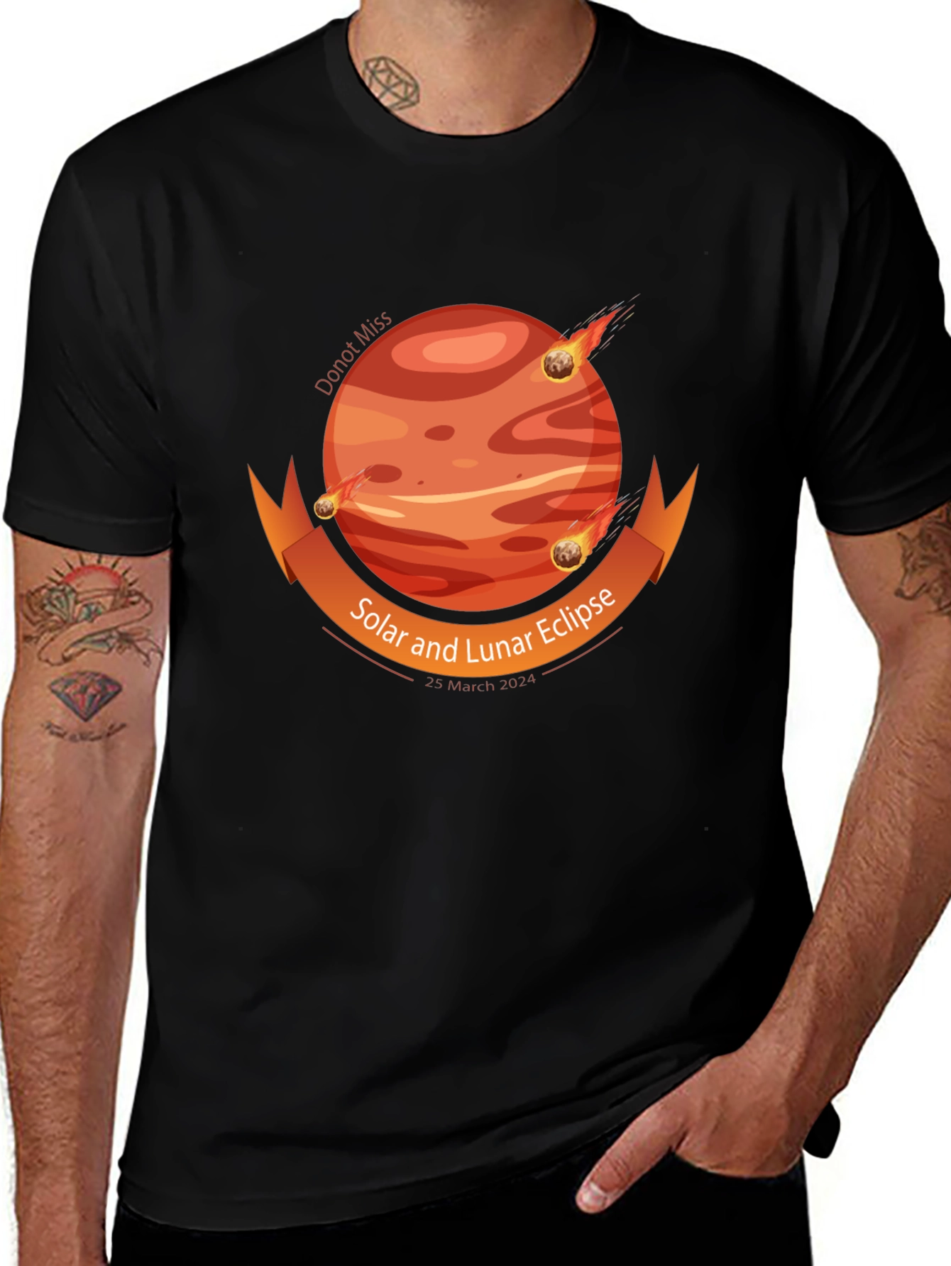 Solar Lunar Eclipse T-Shirt - Limited Edition 2024