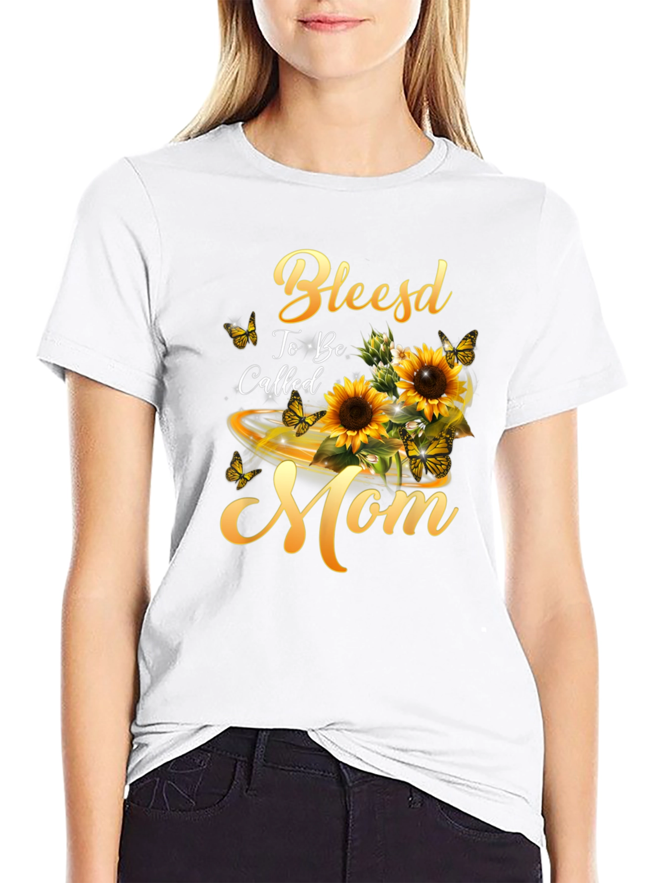 Blessed Mom Graphic T-Shirt