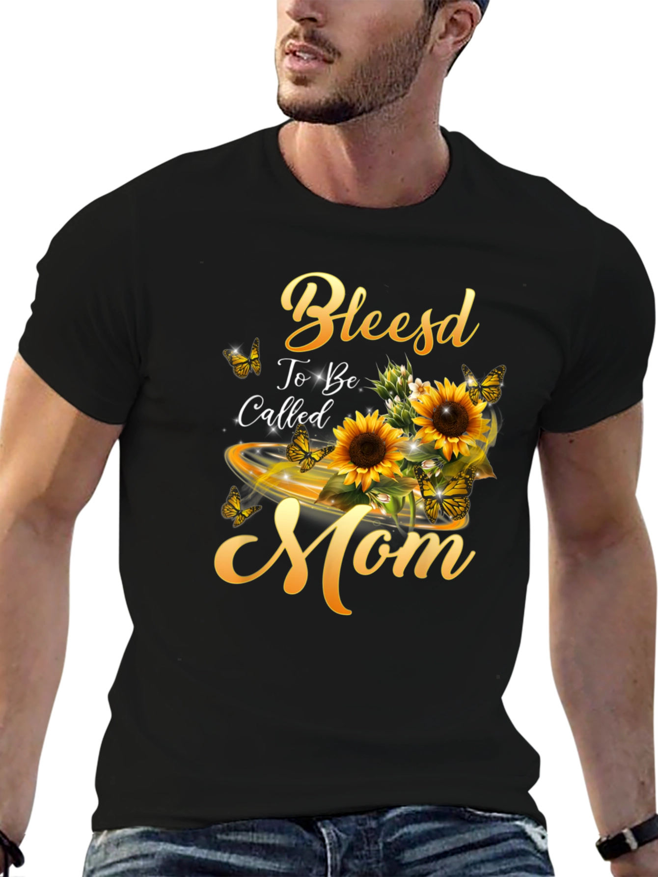 Blessed Mom Graphic T-Shirt