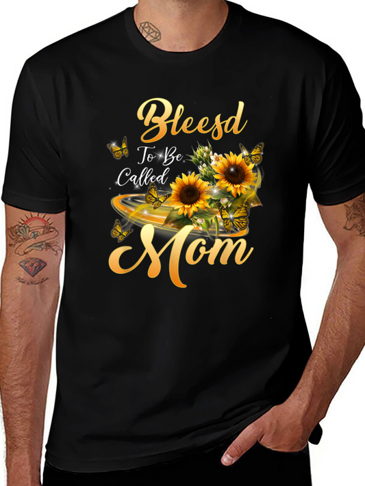 Blessed Mom Graphic T-Shirt