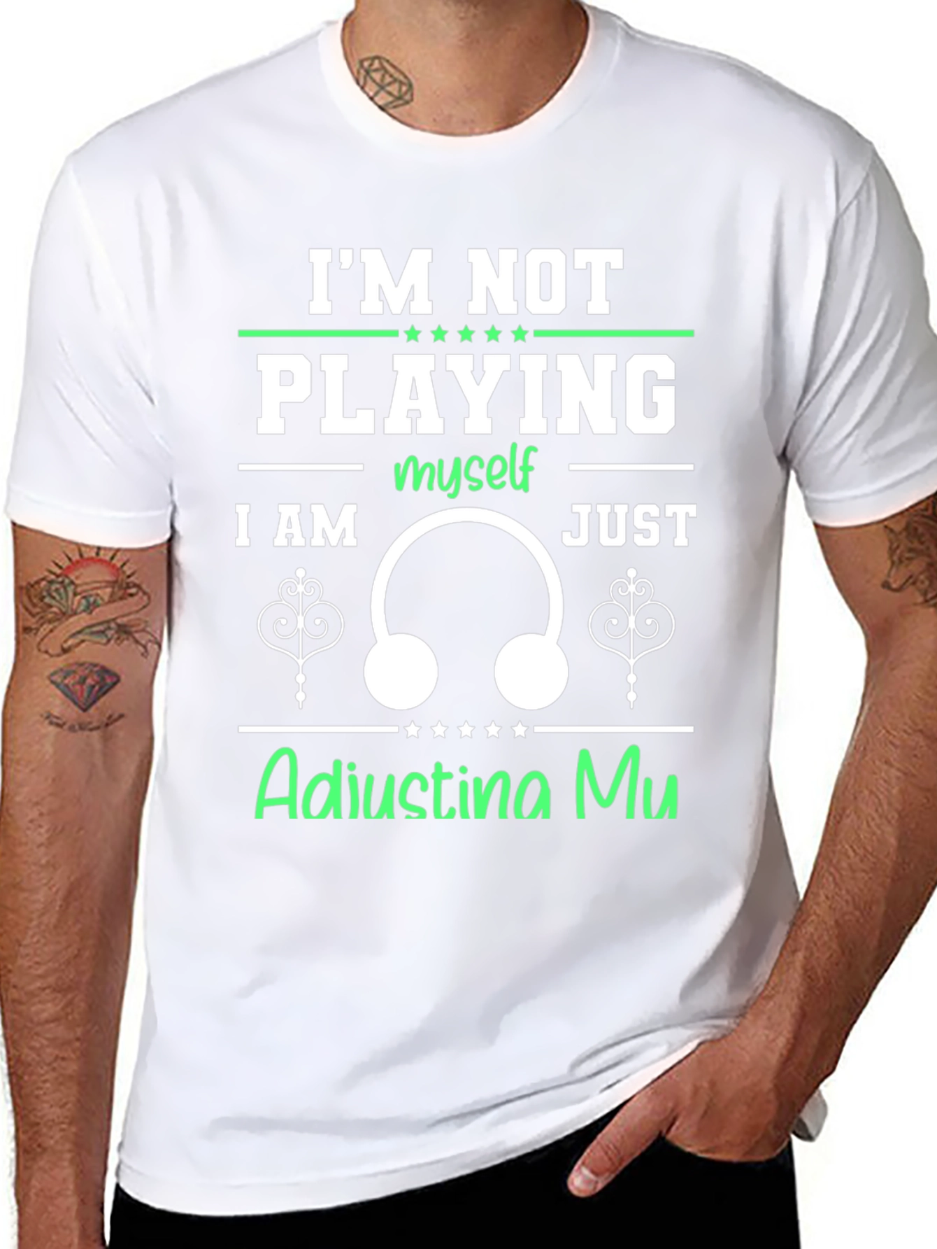 Im Not Playing Adjusting Mu T-Shirt