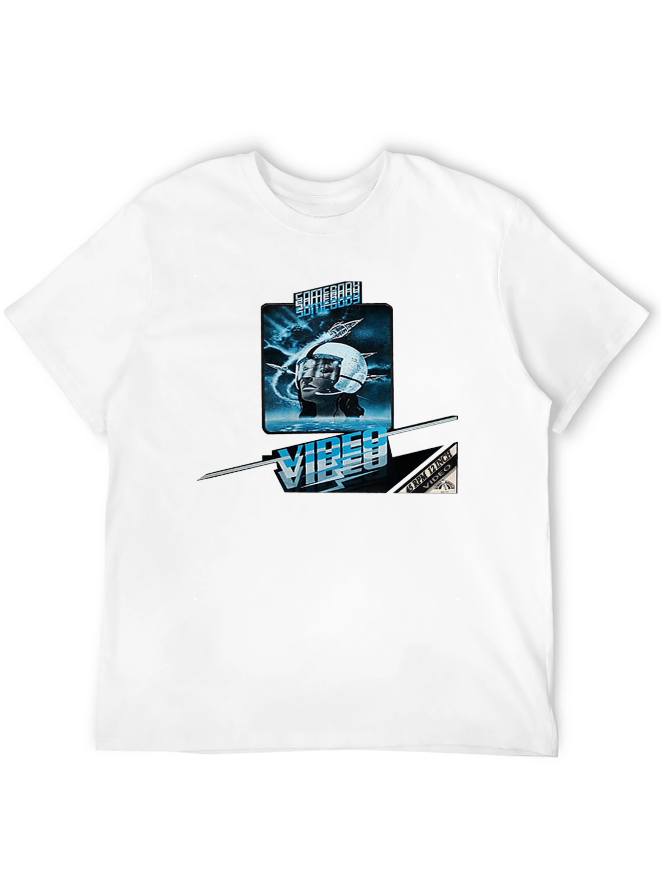 Vibes Video Black Graphic Tee