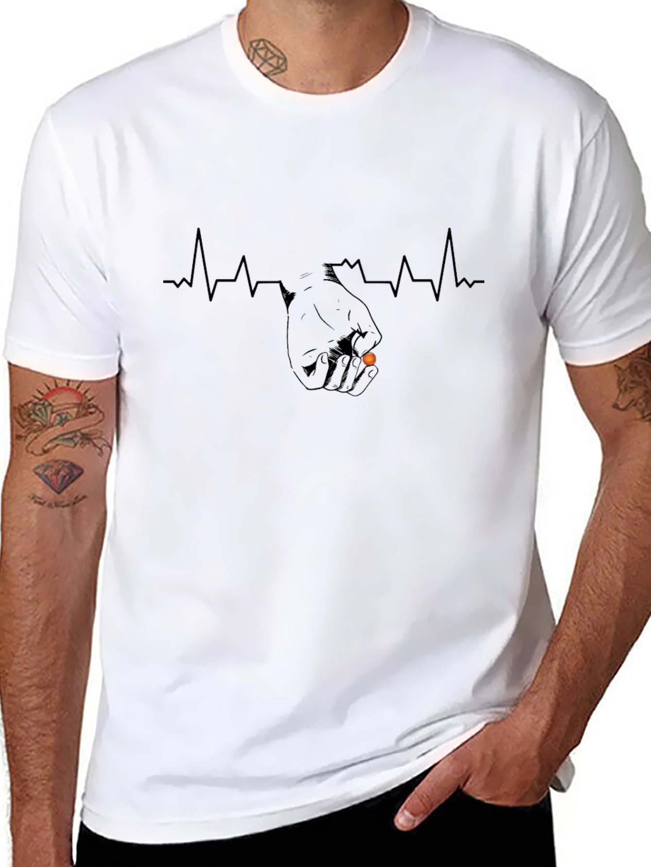 Heartbeat Gaming Tee - Gamers Essential