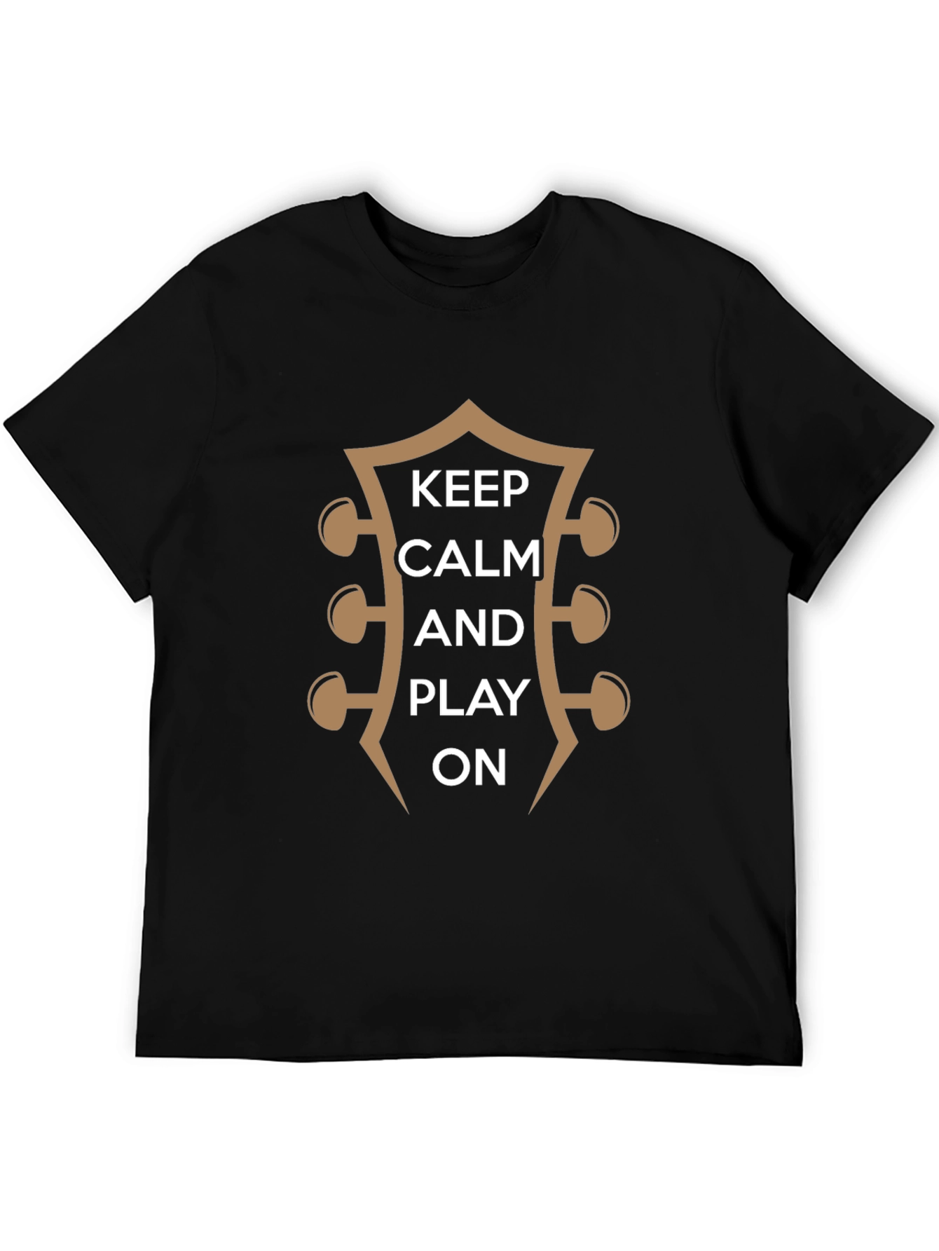 Keep Calm and Play On Guitar T-Shirt
