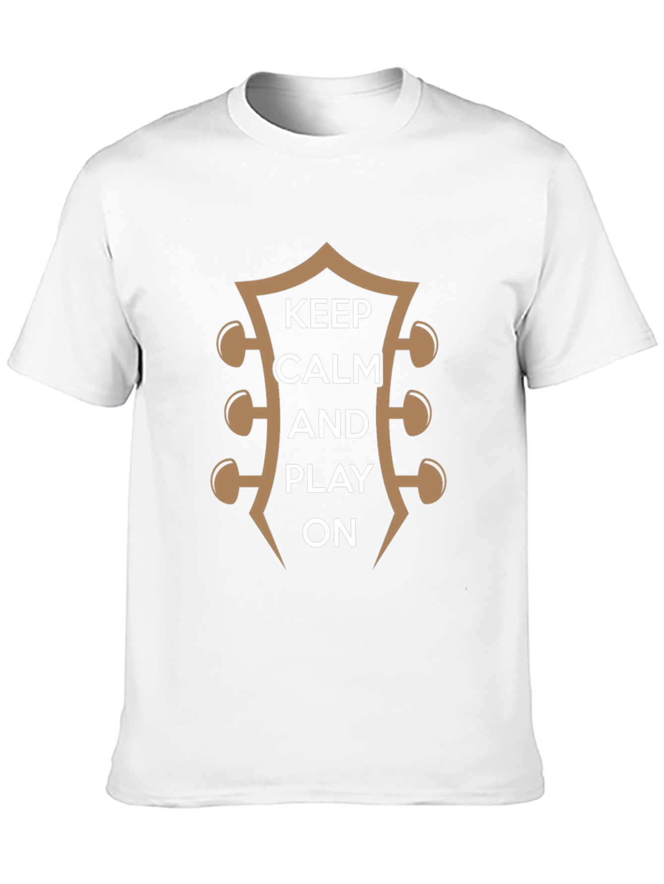 Keep Calm and Play On Guitar T-Shirt