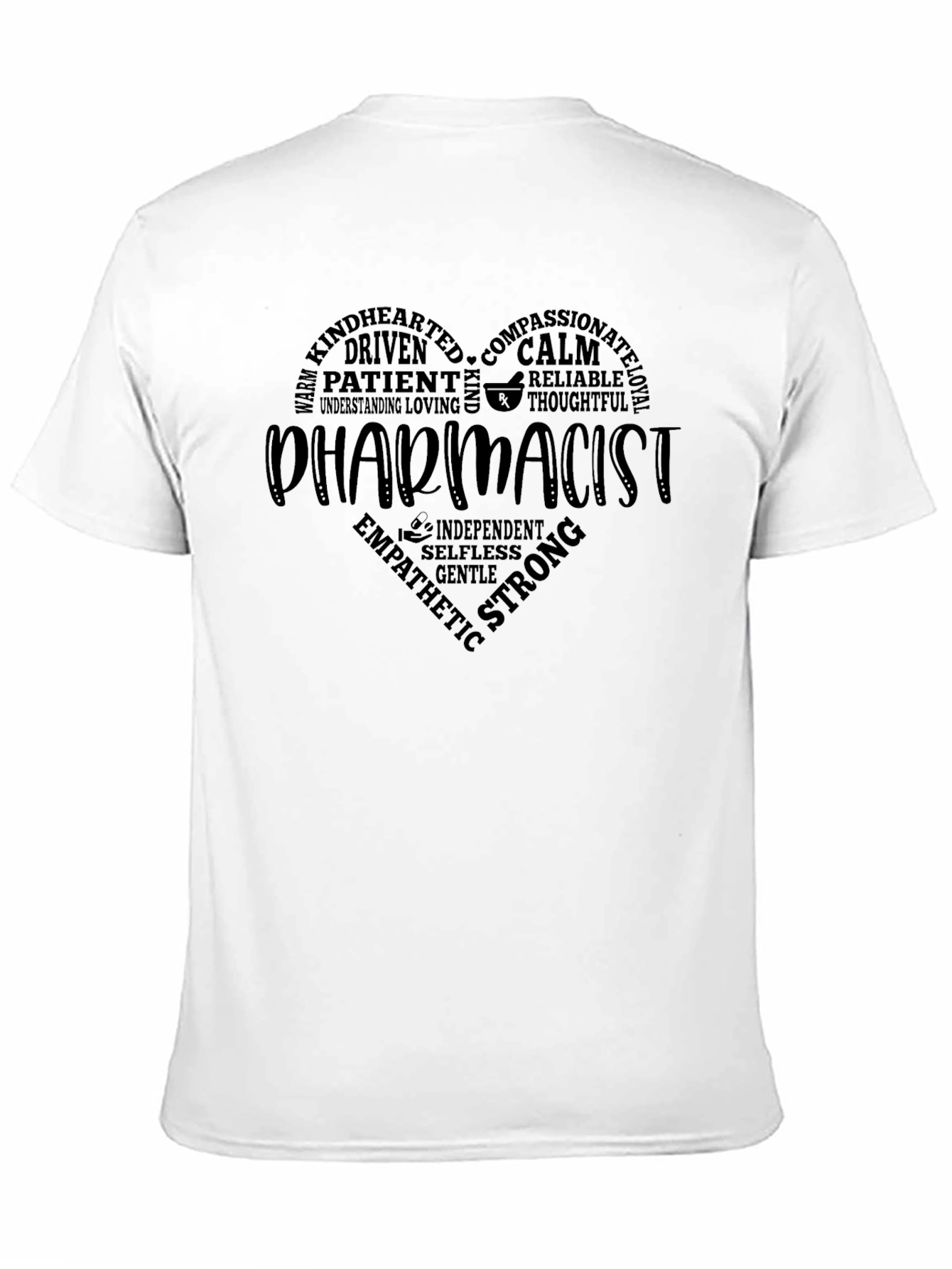 Pharmacist Heart Word T-Shirt - Appreciation Tee