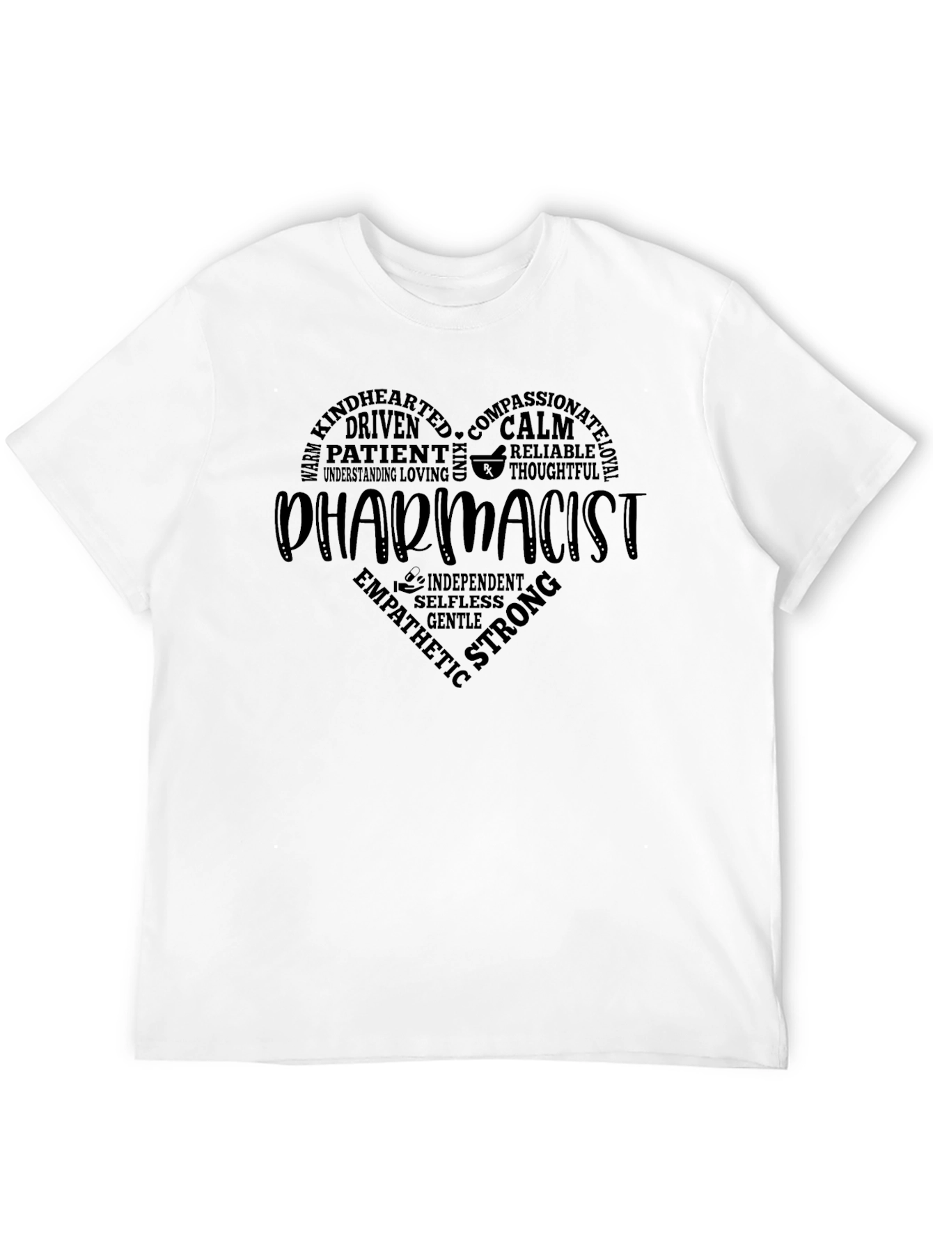 Pharmacist Heart Word T-Shirt - Appreciation Tee