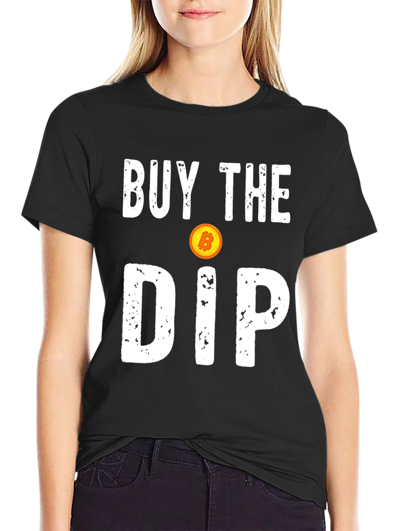 Buy the Dip Bitcoin Crypto Graphic T-Shirt