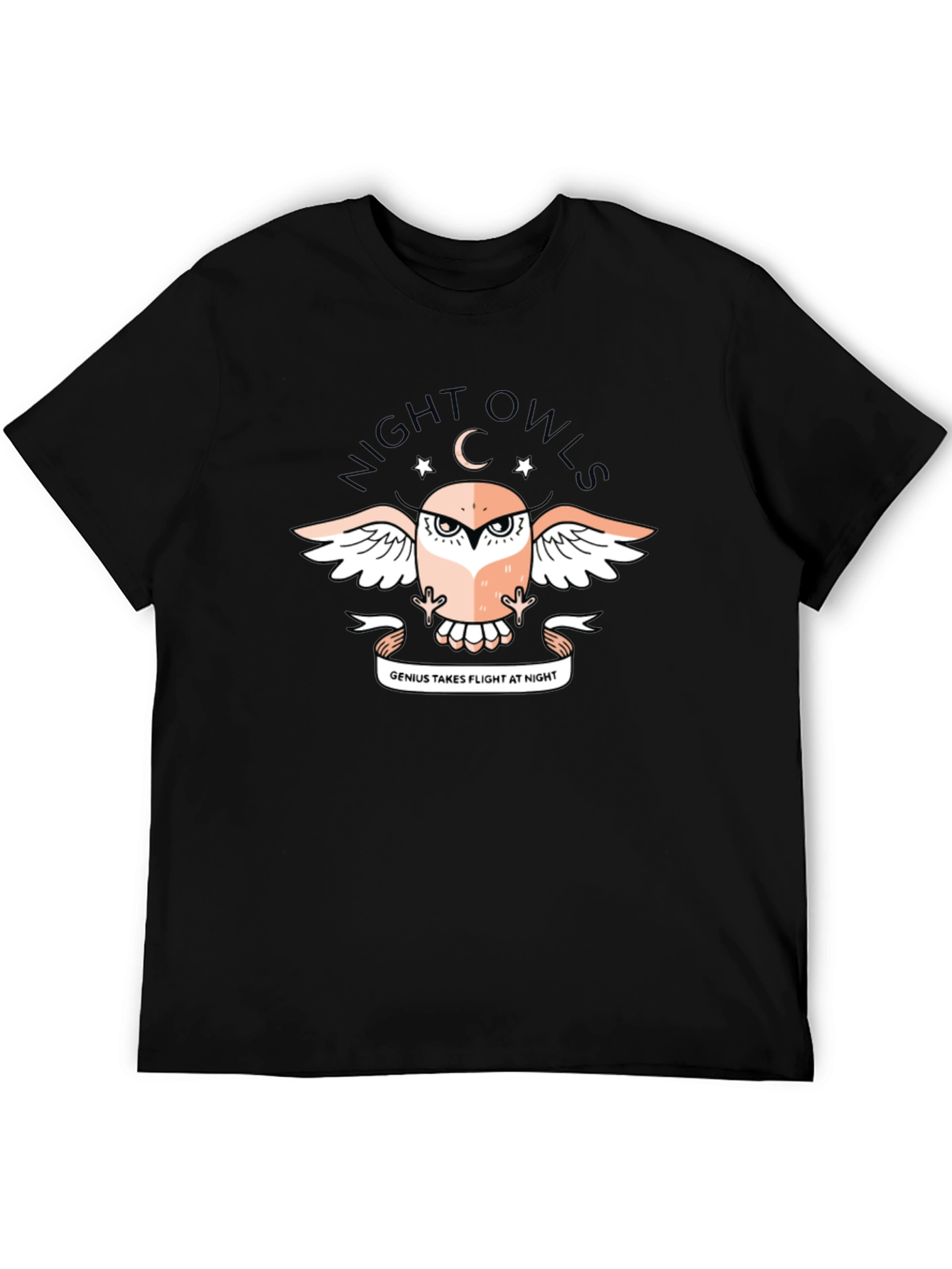 Night Owls Graphic T-Shirt - Genius Takes Flight