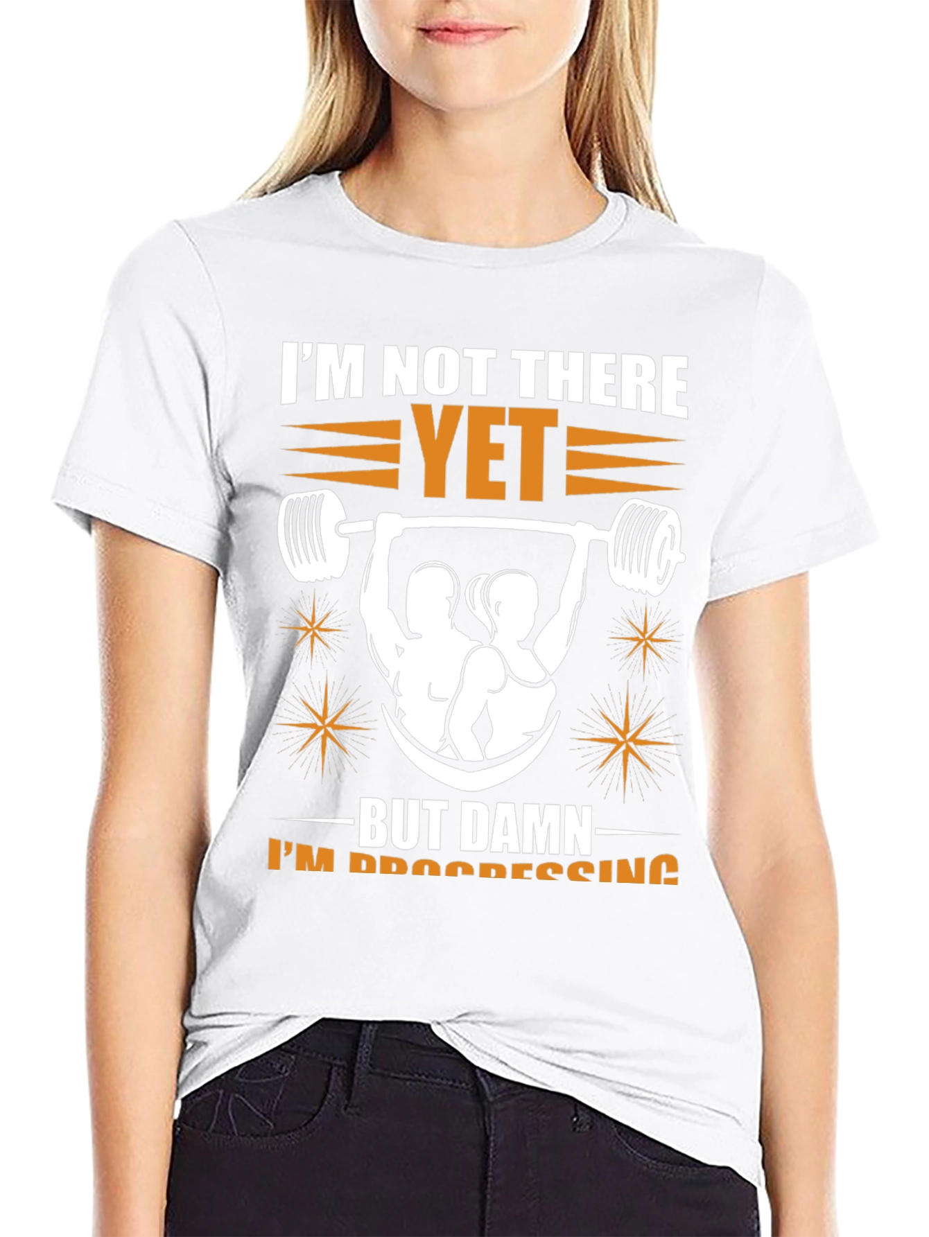 Workout Progress Tee: Im Not There Yet