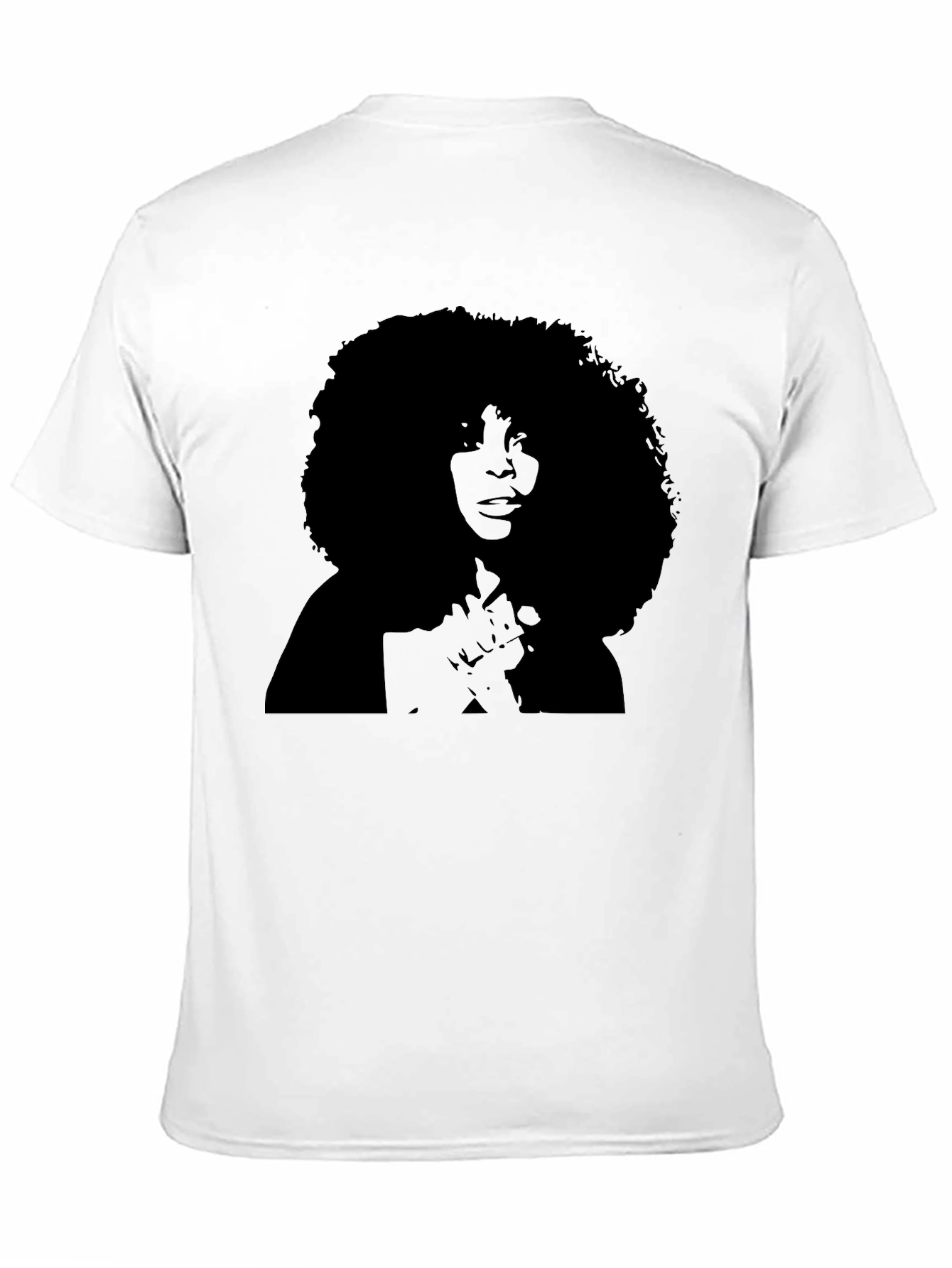 Retro Afro Silhouette Tee - Classic Style