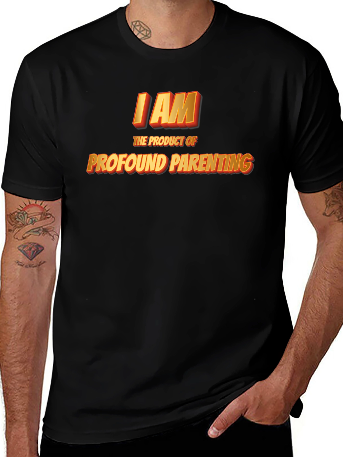 Profound Parenting Black T-Shirt
