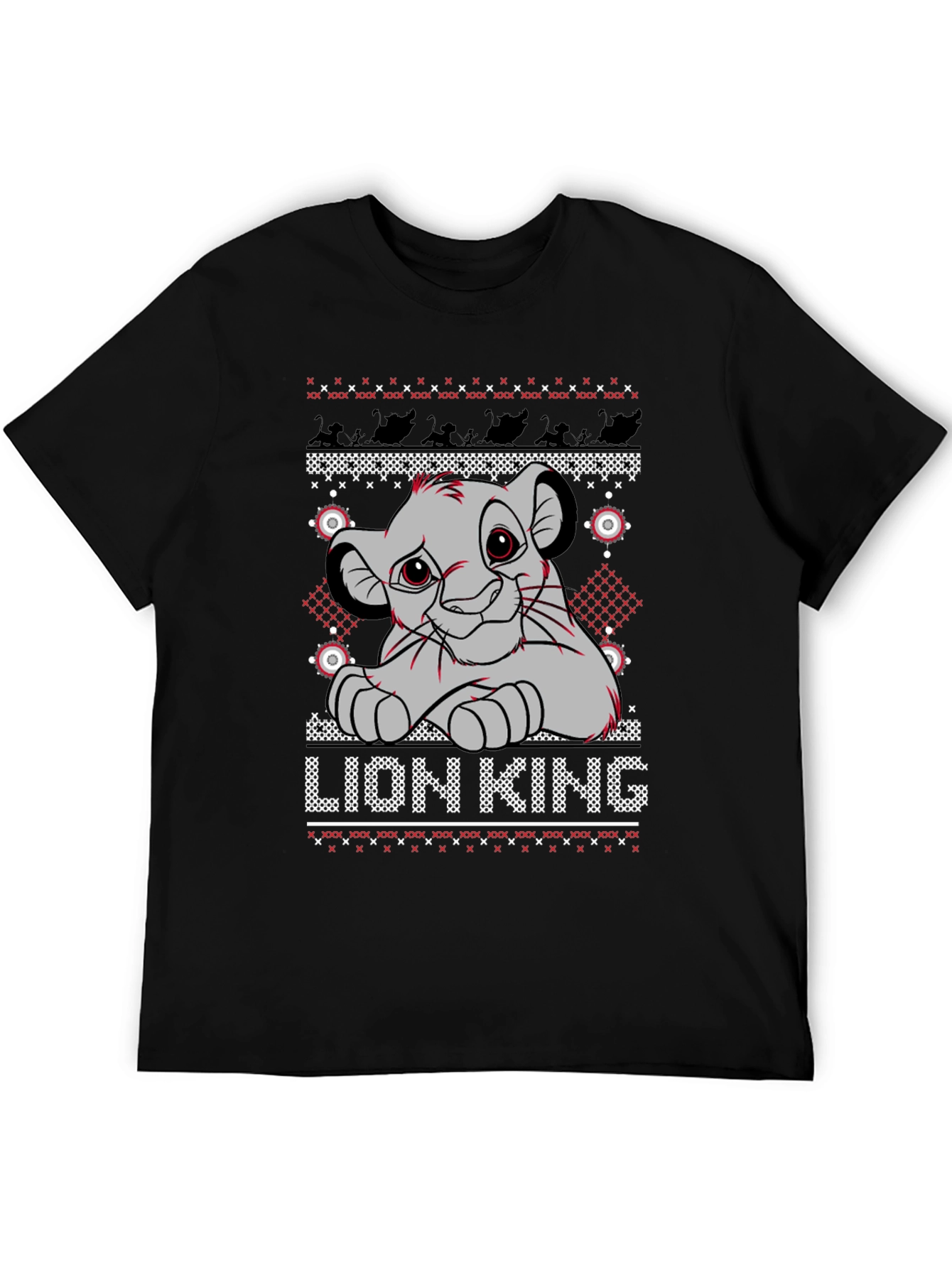 Lion King Simba Ugly Christmas Sweater T-Shirt