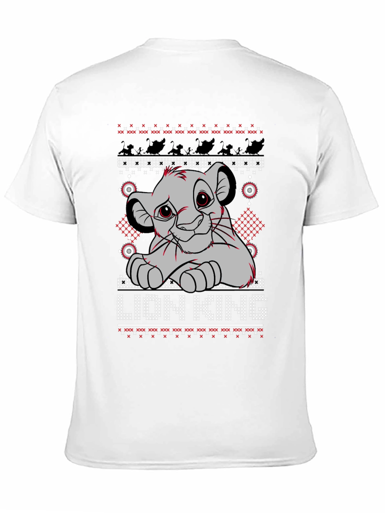 Lion King Simba Ugly Christmas Sweater T-Shirt