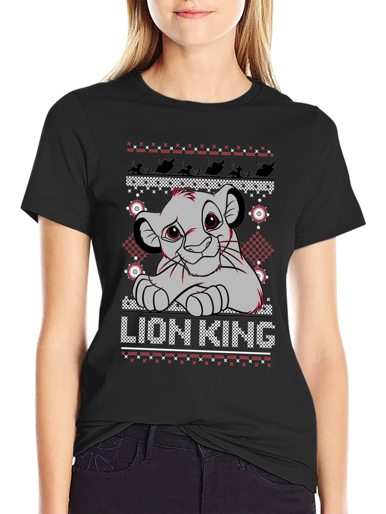 Lion King Simba Ugly Christmas Sweater T-Shirt