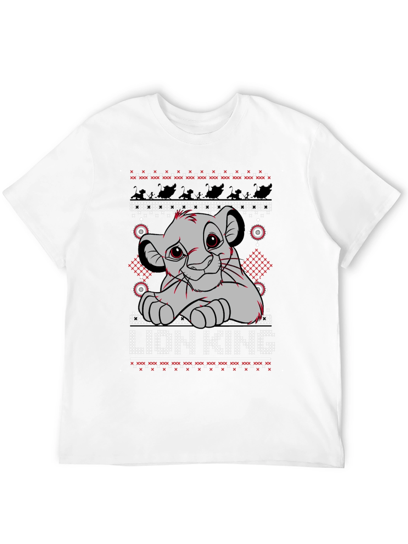 Lion King Simba Ugly Christmas Sweater T-Shirt