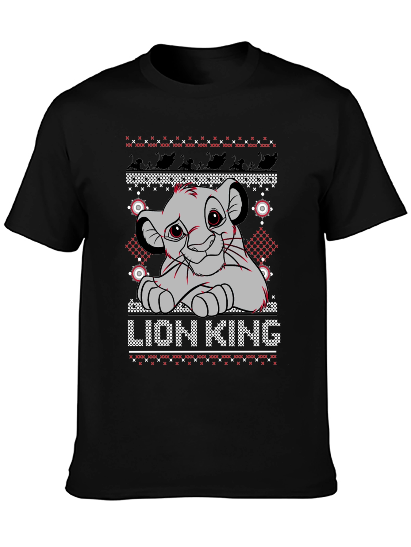 Lion King Simba Ugly Christmas Sweater T-Shirt