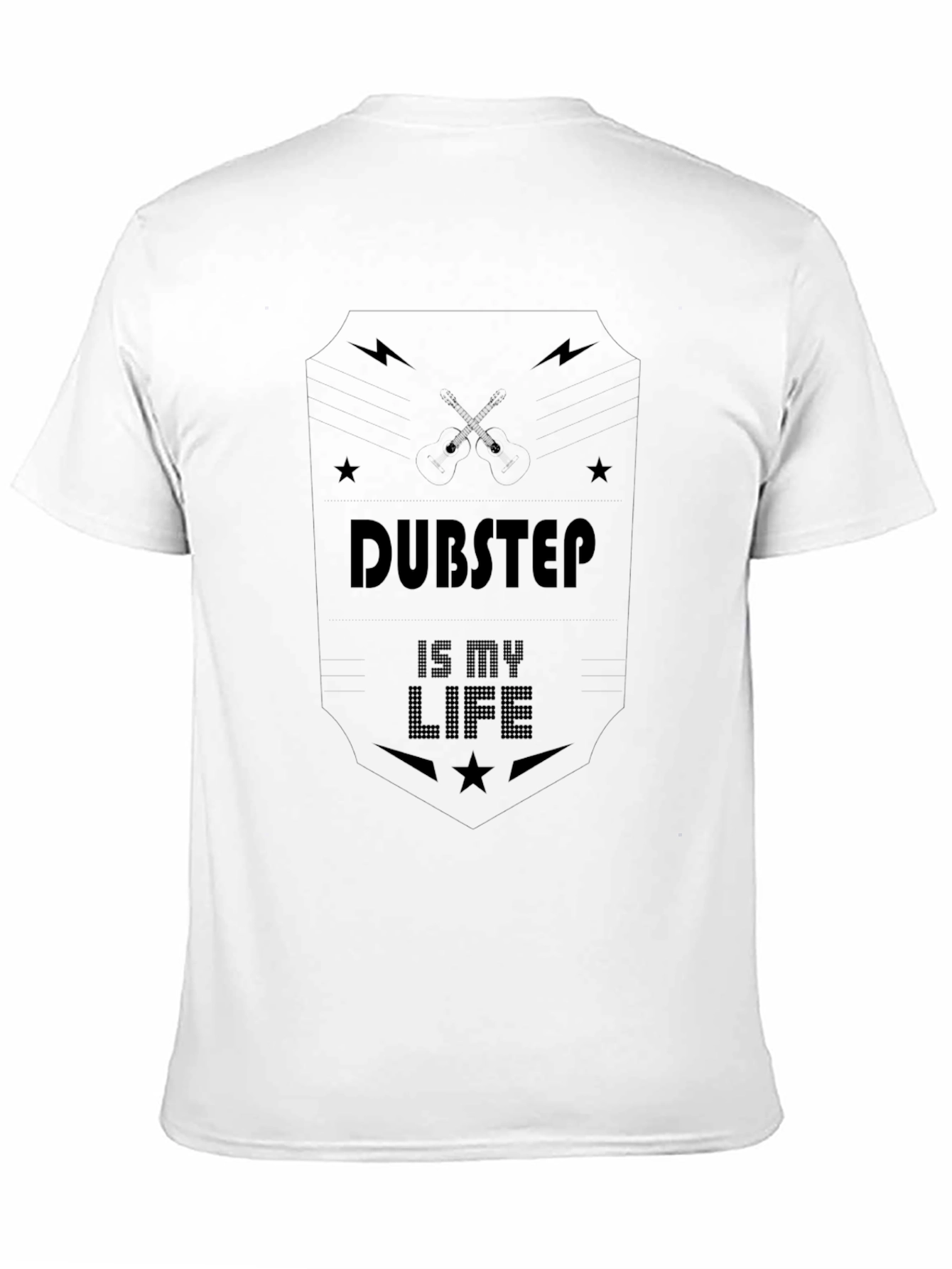 Dubstep is my life - Black Tee