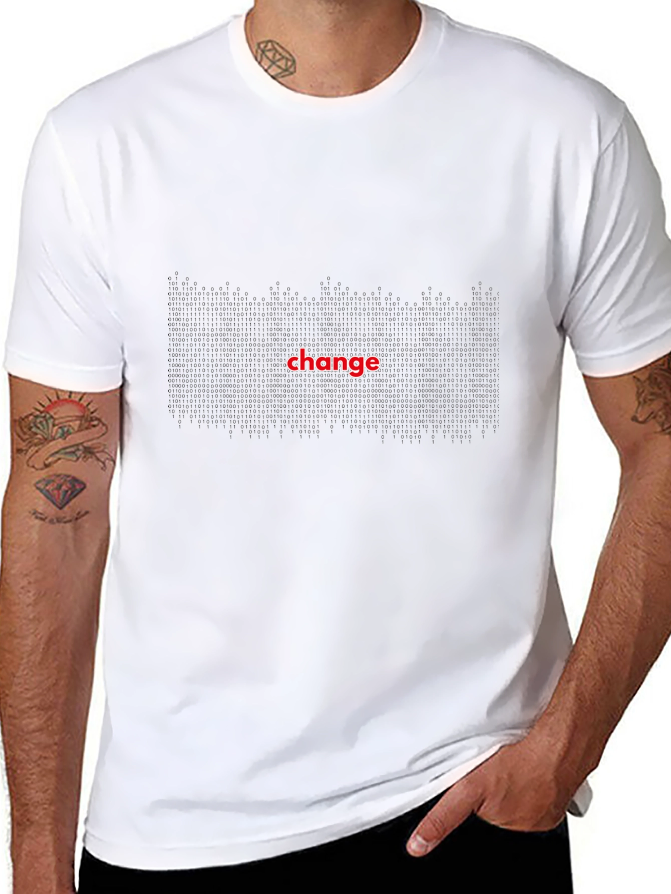 Classic Black Tee - Change Graphic