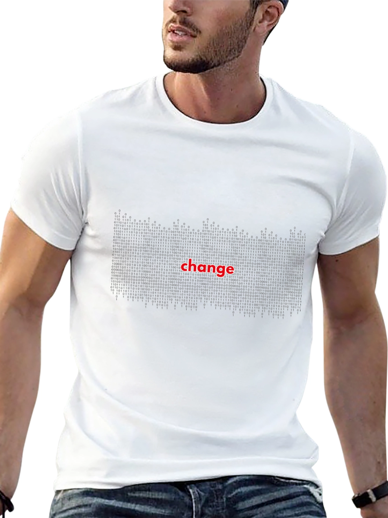 Classic Black Tee - Change Graphic