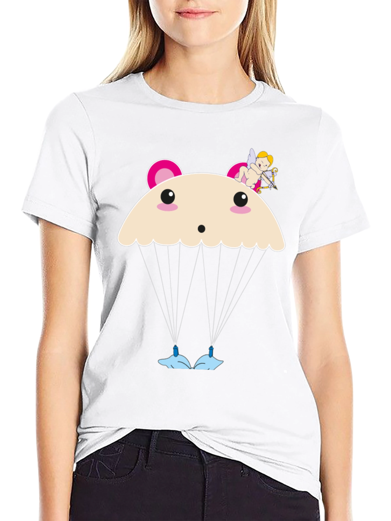 Cute Bear Parachute T-Shirt