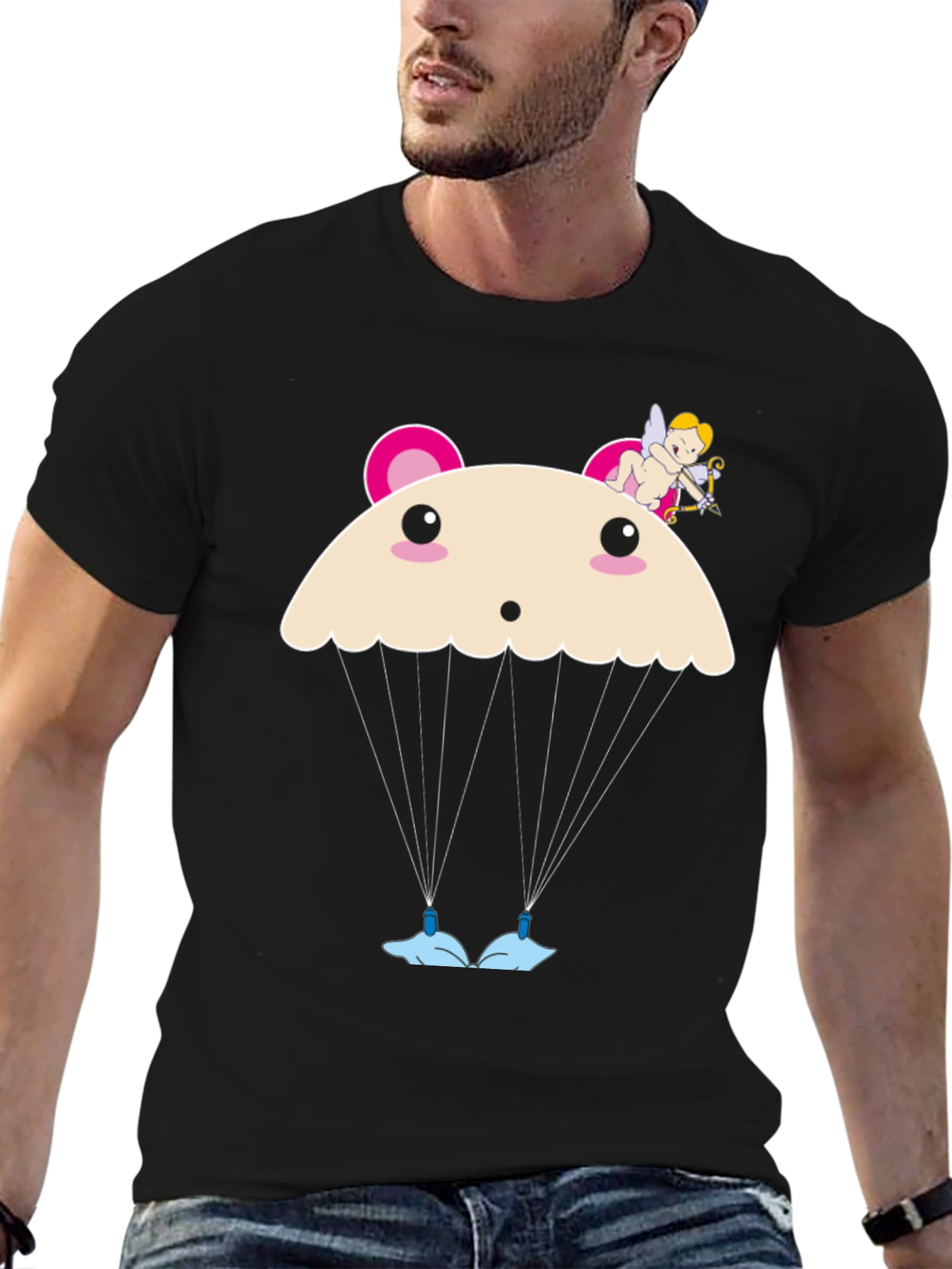 Cute Bear Parachute T-Shirt