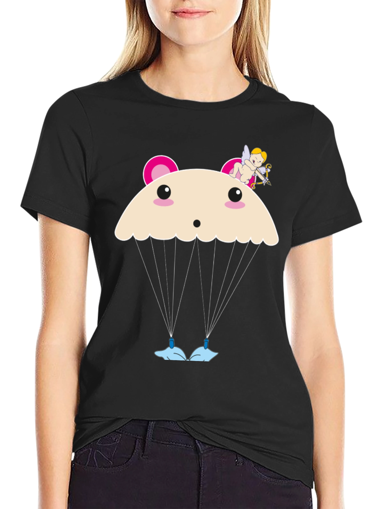 Cute Bear Parachute T-Shirt